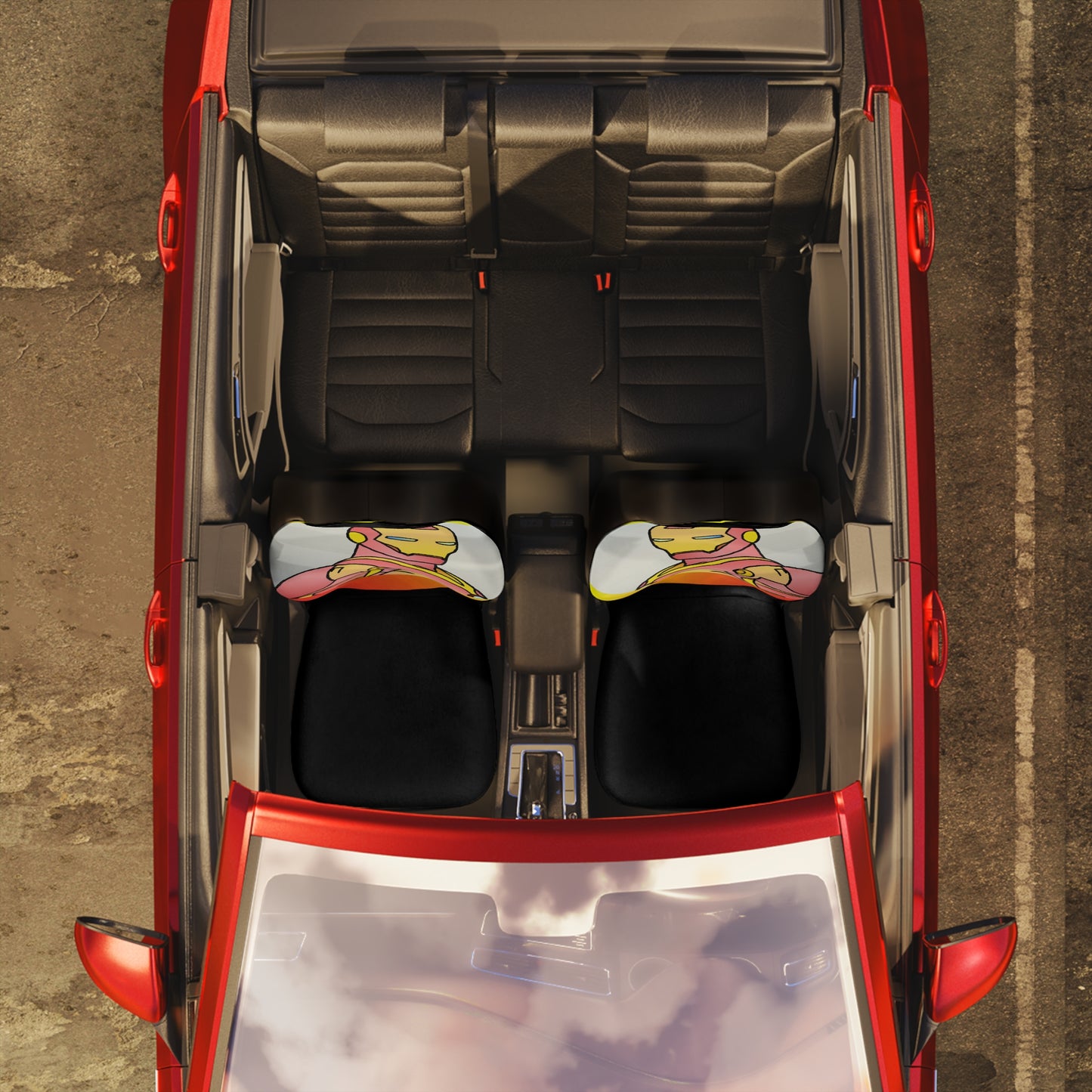 Iron man Polyester Car Seat Covers (8540523823423)