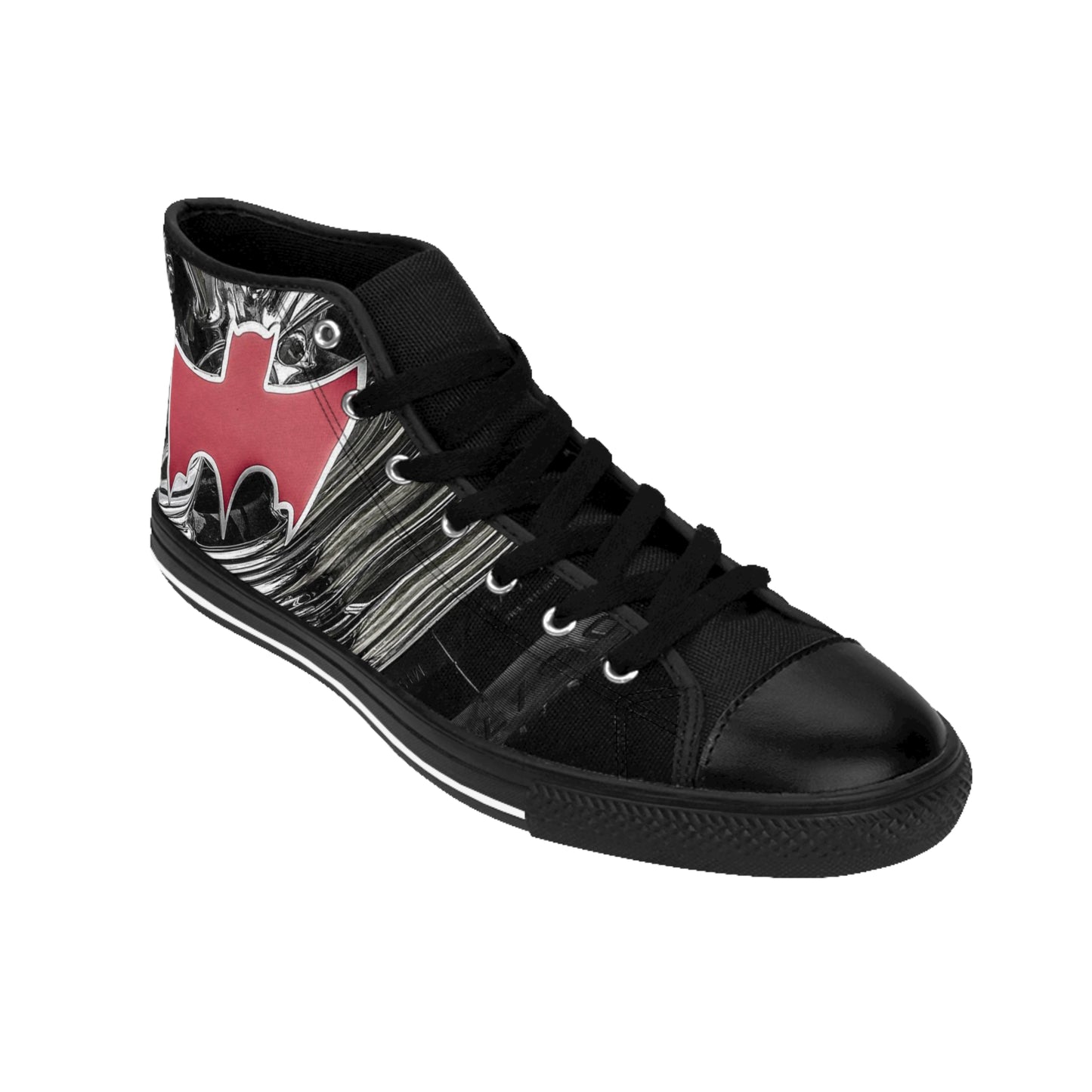 Red bat Men's Classic Sneakers (8540030435647)