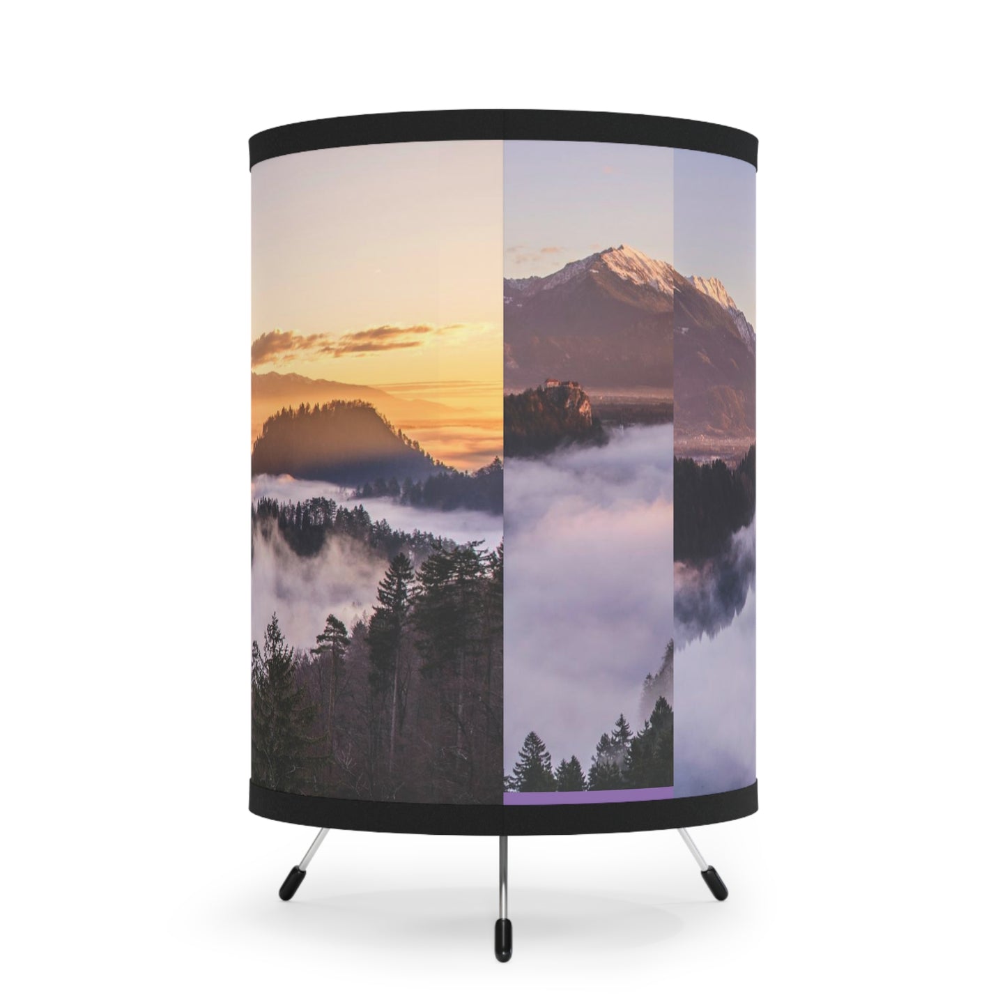 Tripod Lamp with High-Res Printed Shade, US\CA plug (9201353982271)