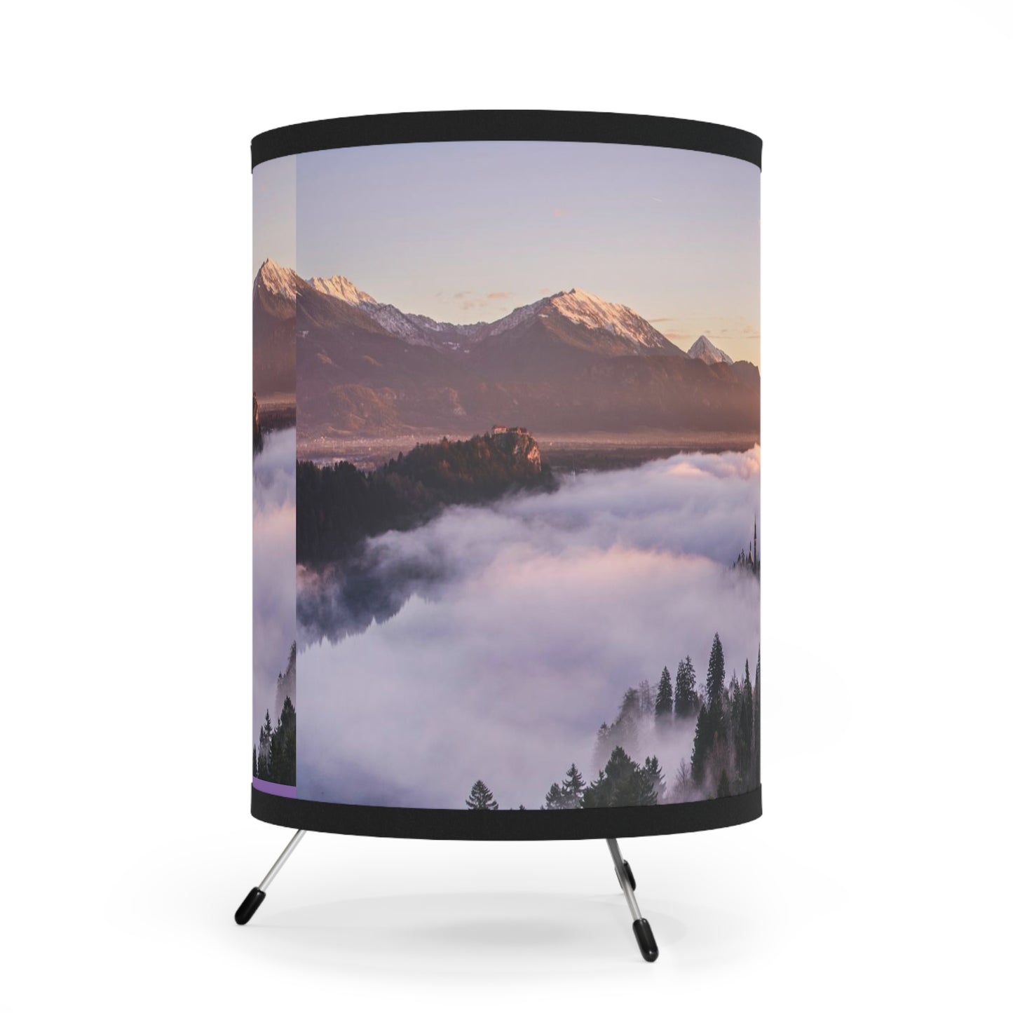 Tripod Lamp with High-Res Printed Shade, US\CA plug (9201353982271)
