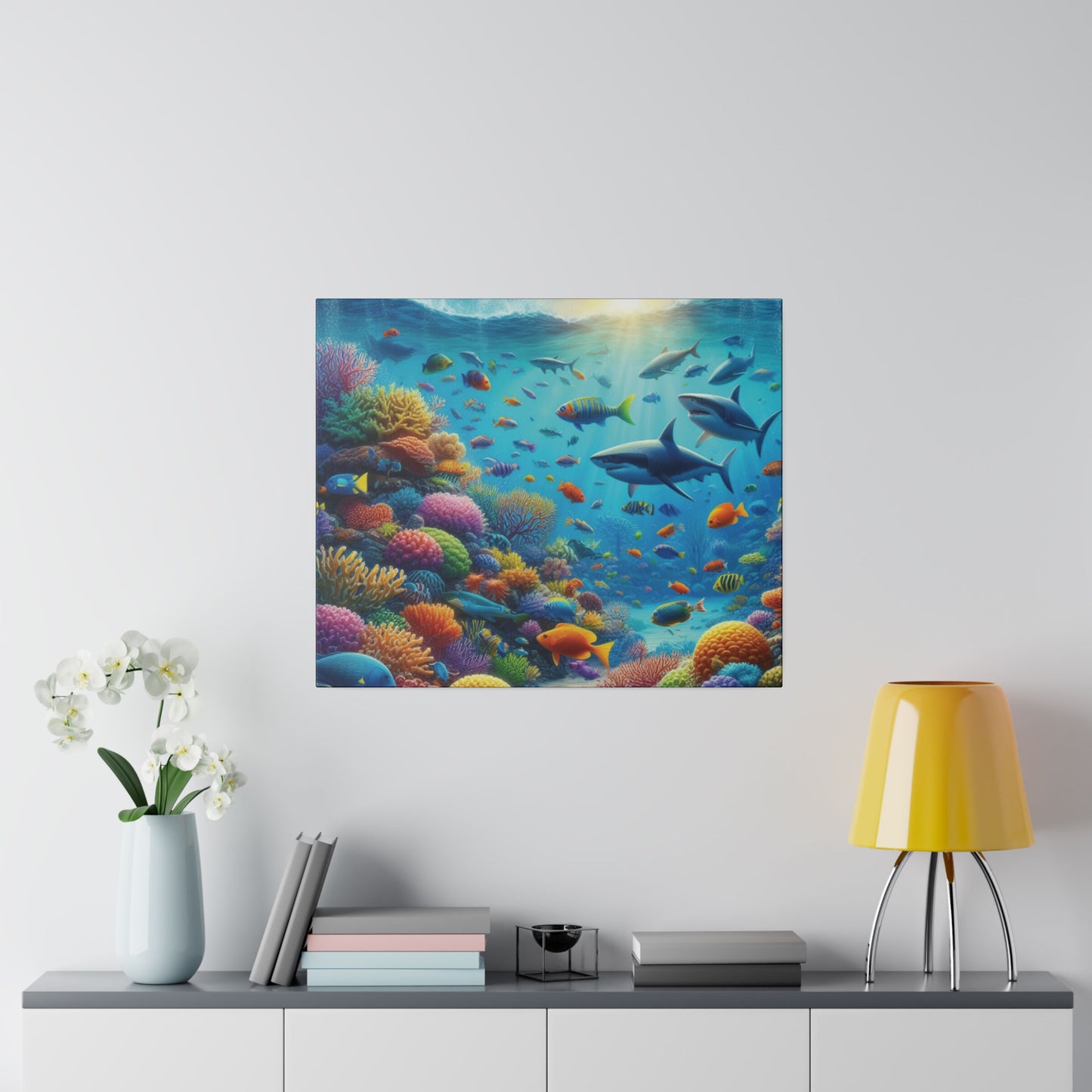 Canvas Wall Art Ocean View Matte (9726628167999)