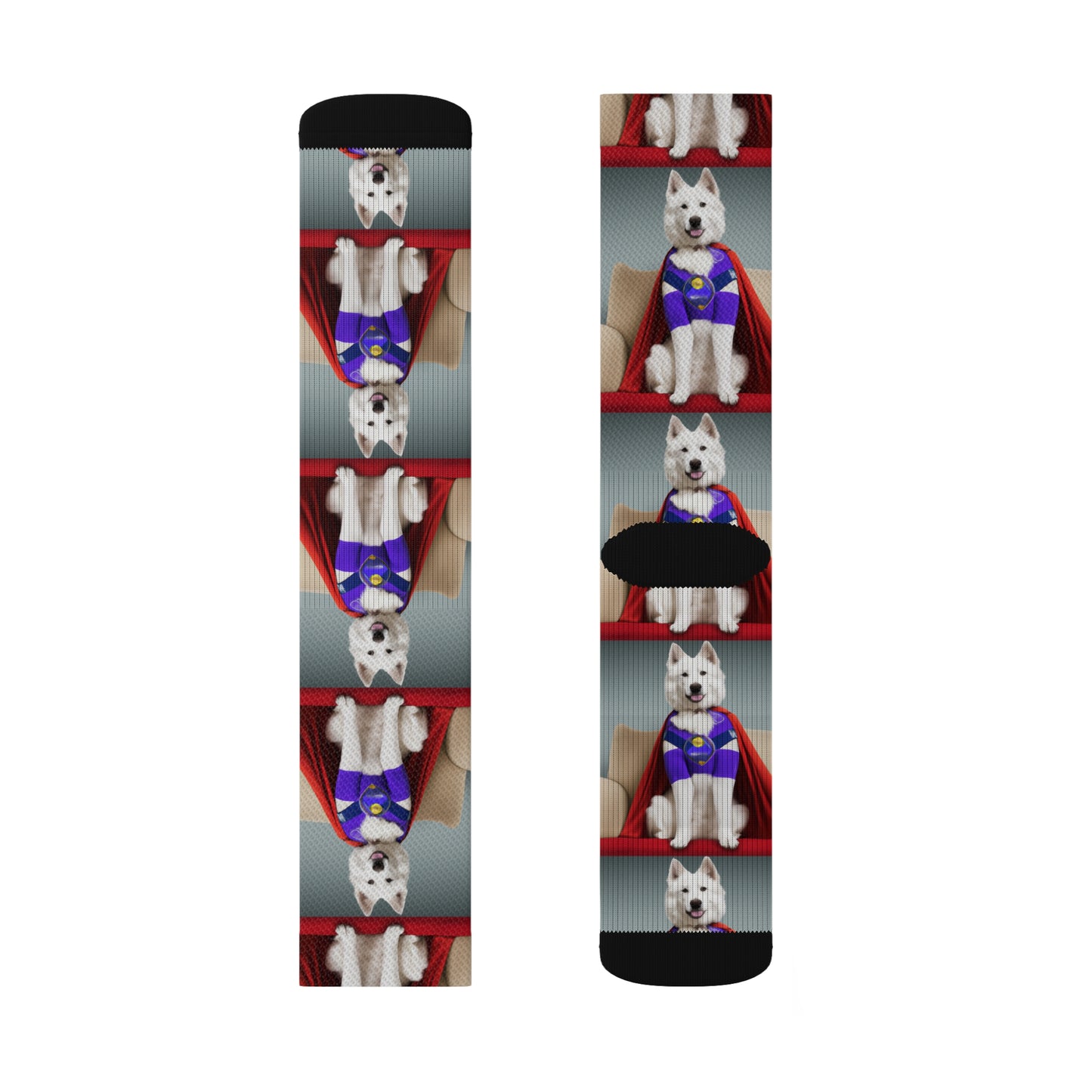 Super Dog Sublimation Socks (8542041604415)