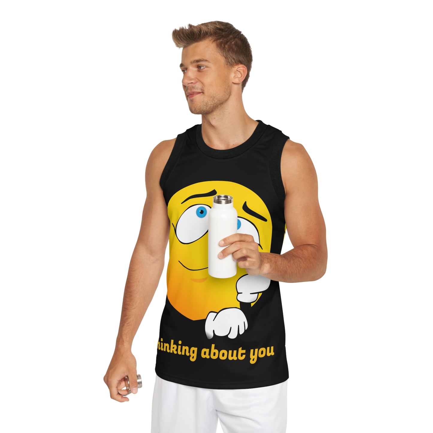 Thinking of you Unisex Basketball Jersey (AOP) (8540003434815)