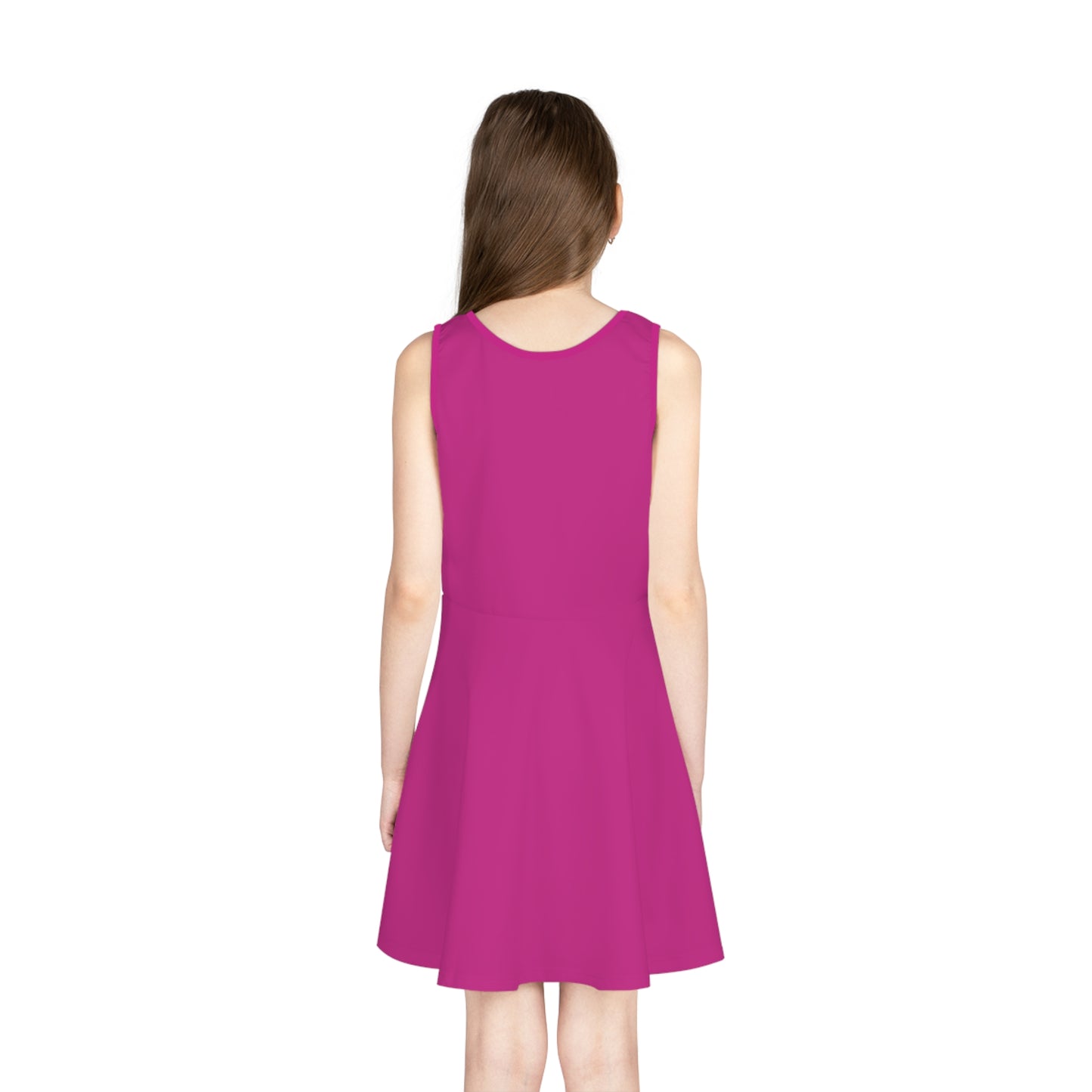 Girls' Sleeveless Sundress (AOP) (9201348935999)