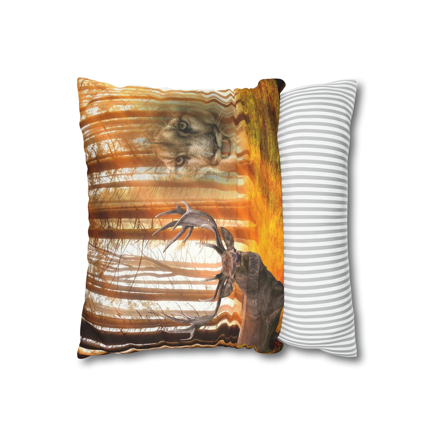 Faux Suede Square Pillow Case (9201332388159)