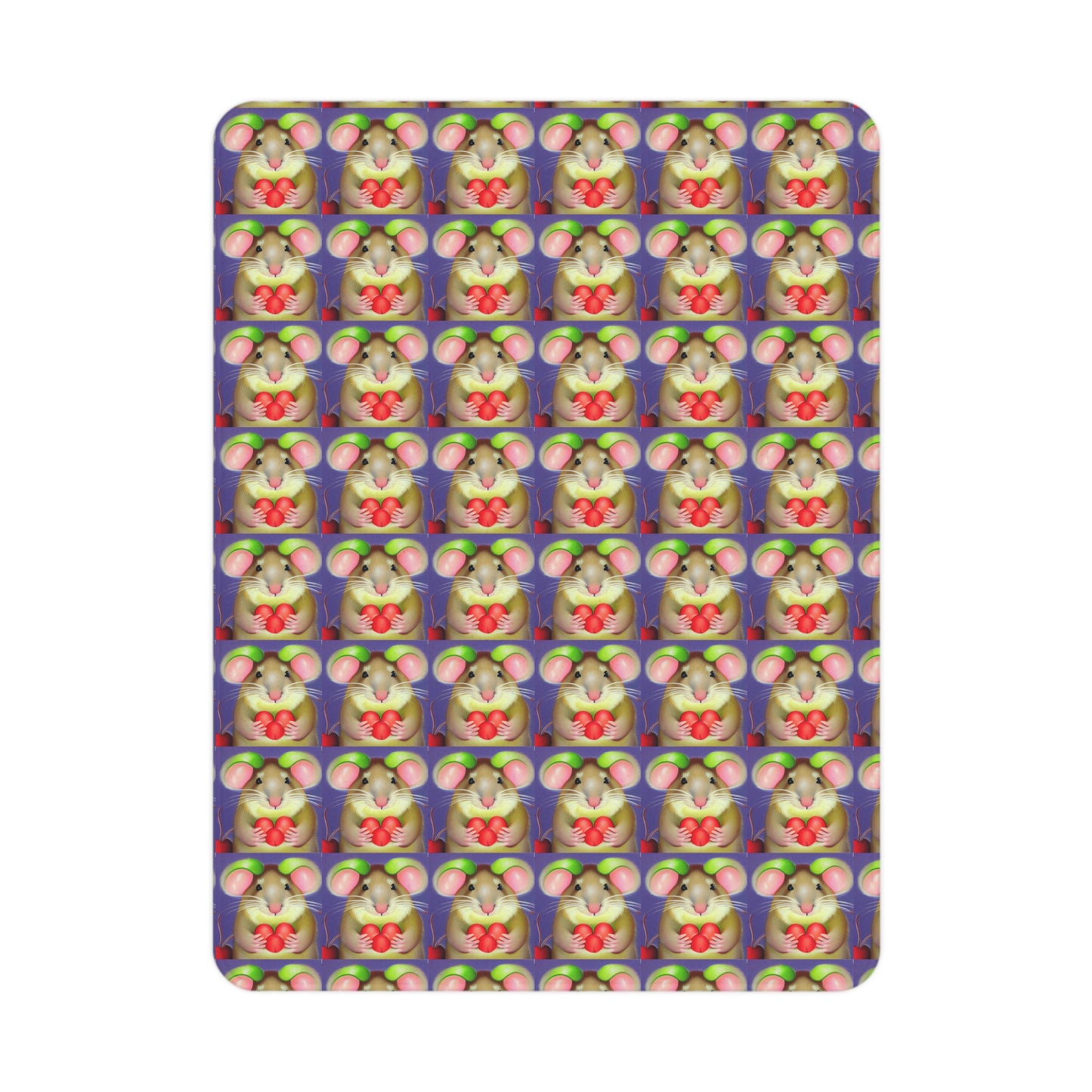 Mouse with fruit Toddler Blanket (8543775555903)