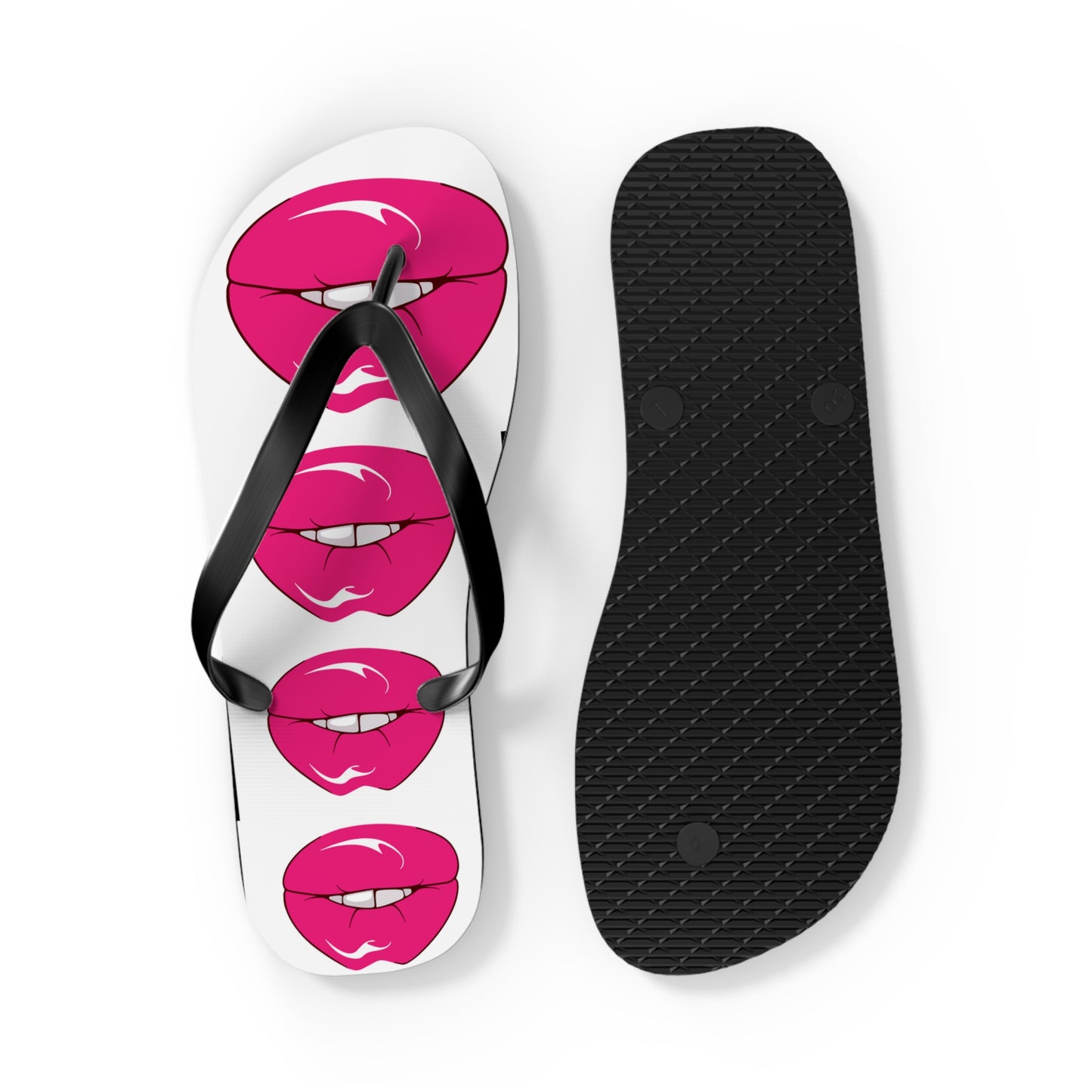 Red lips Flip Flops (8540454781247)