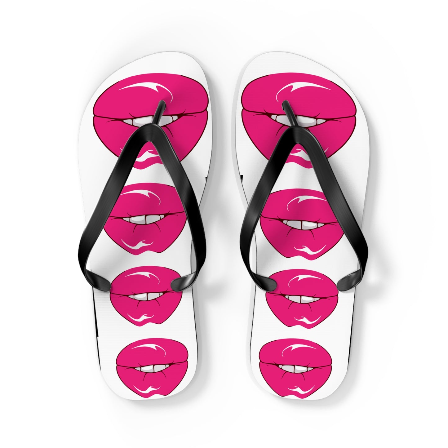 Red lips Flip Flops (8540454781247)
