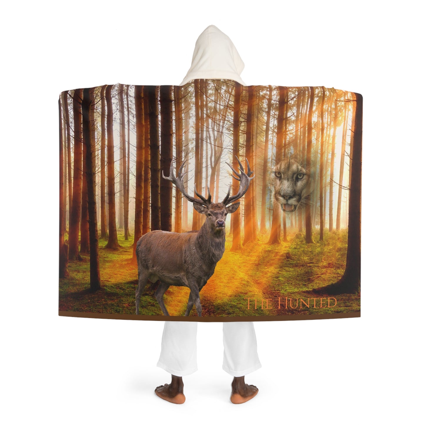 The Hunted - Hooded Sherpa Fleece Blanket (8196374790463)