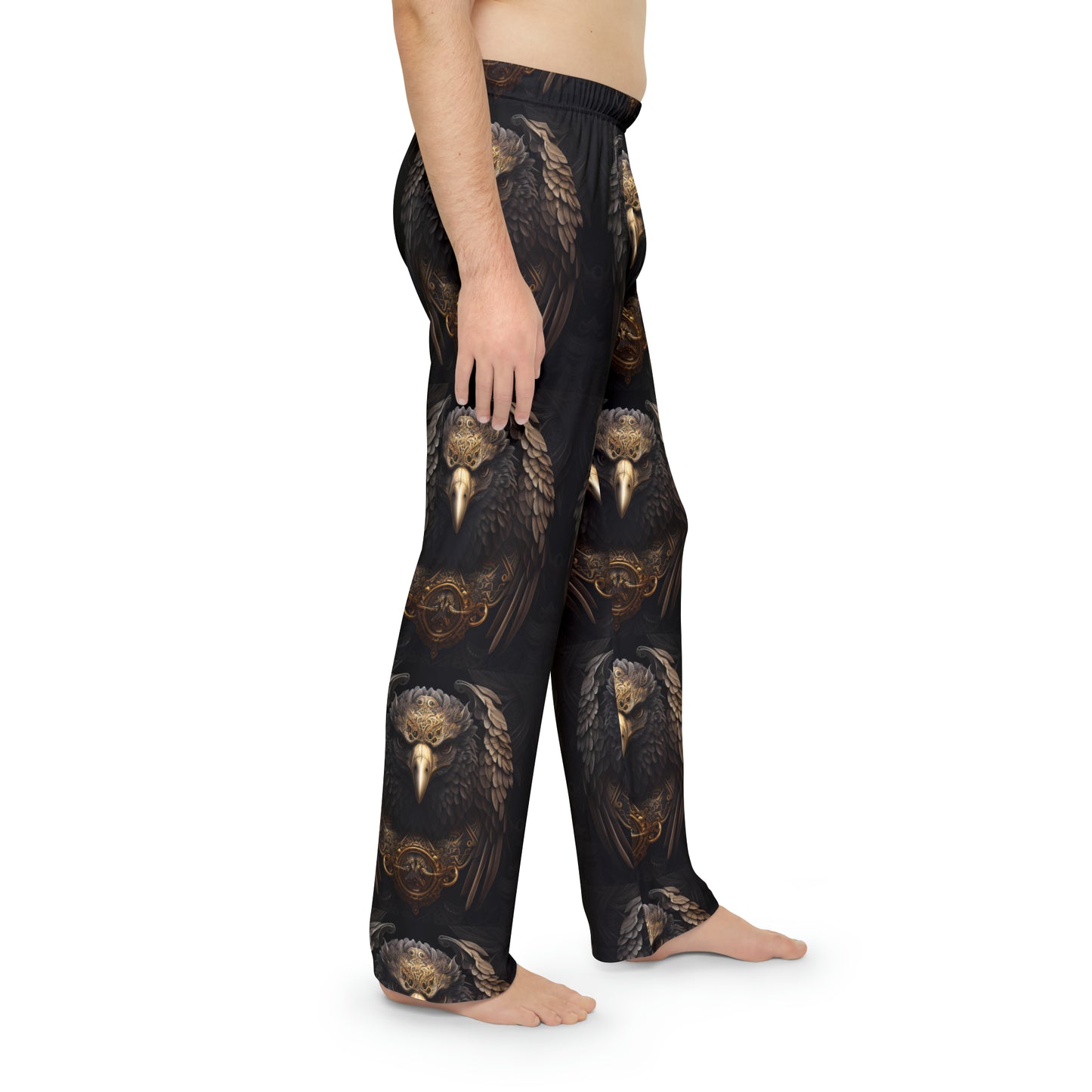Dark Eagle - Men's Pajama Pants (8196368007487)