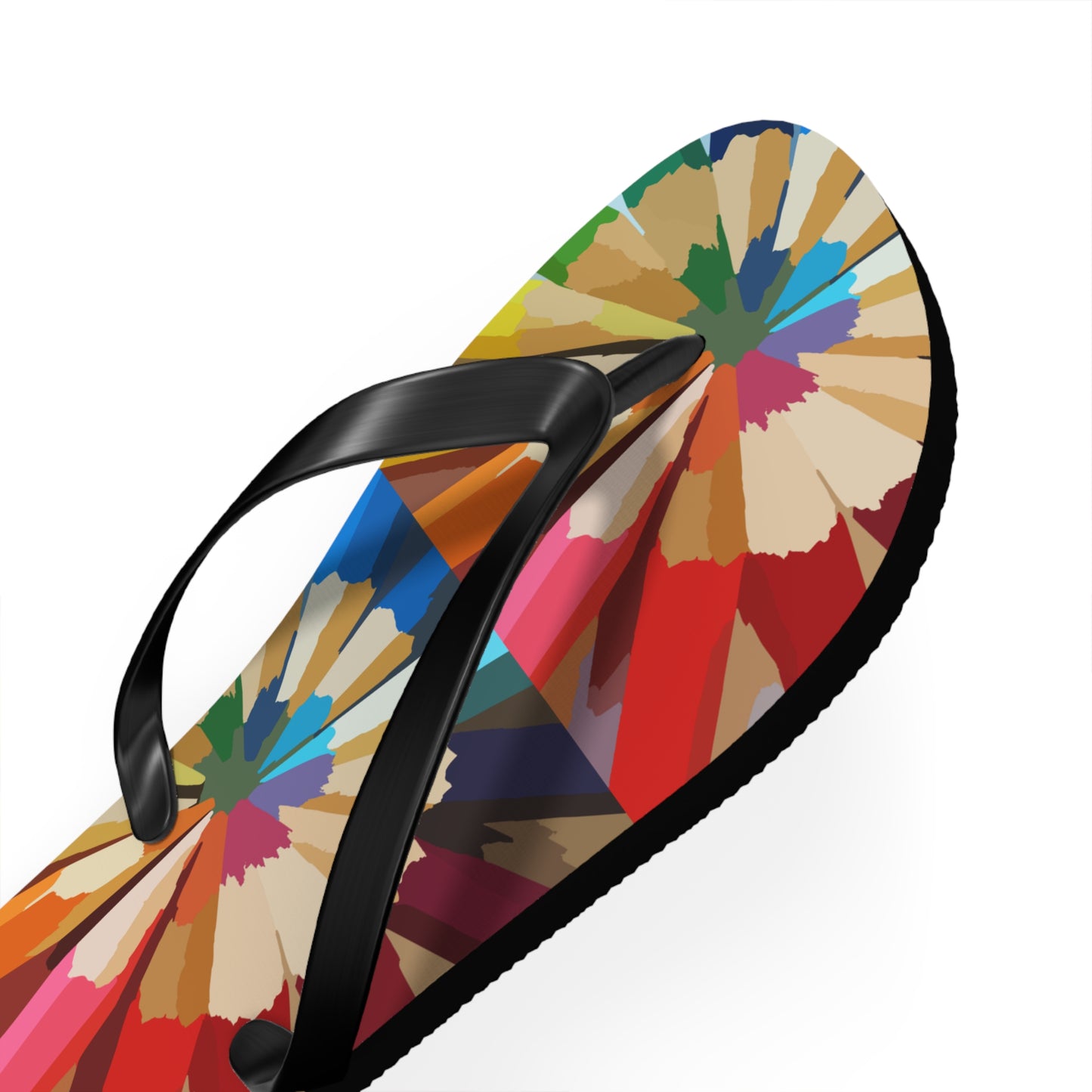 Color pencil Flip Flops (8540035547455)