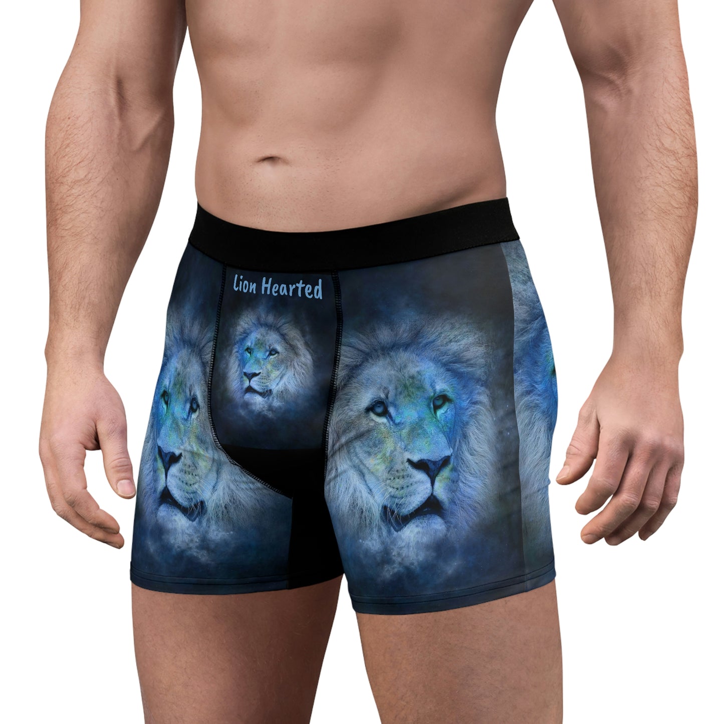 Lion Hearted - Men's Boxer Briefs (8196372267327)