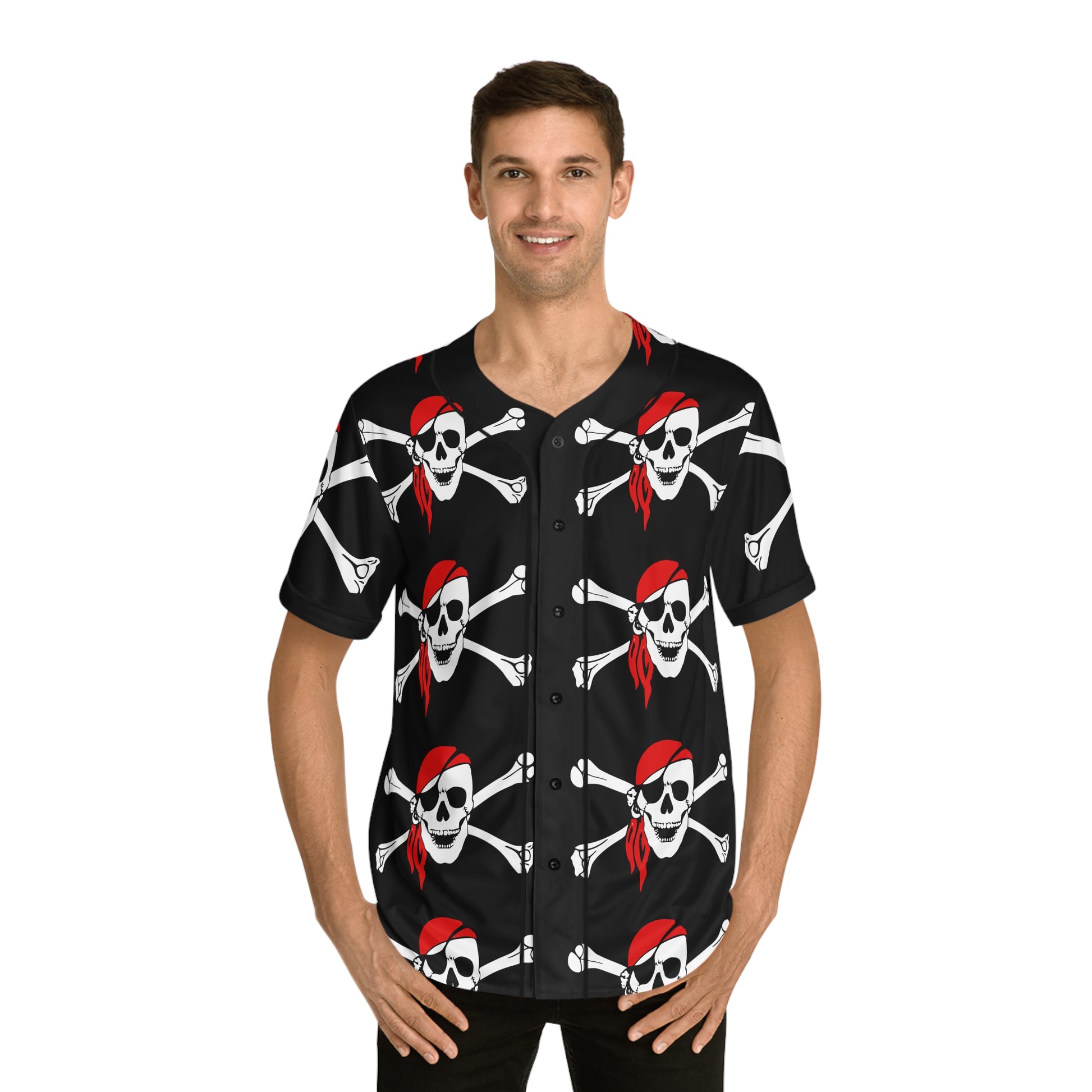Pirate   Men's Baseball Jersey (AOP) (8540502982975)