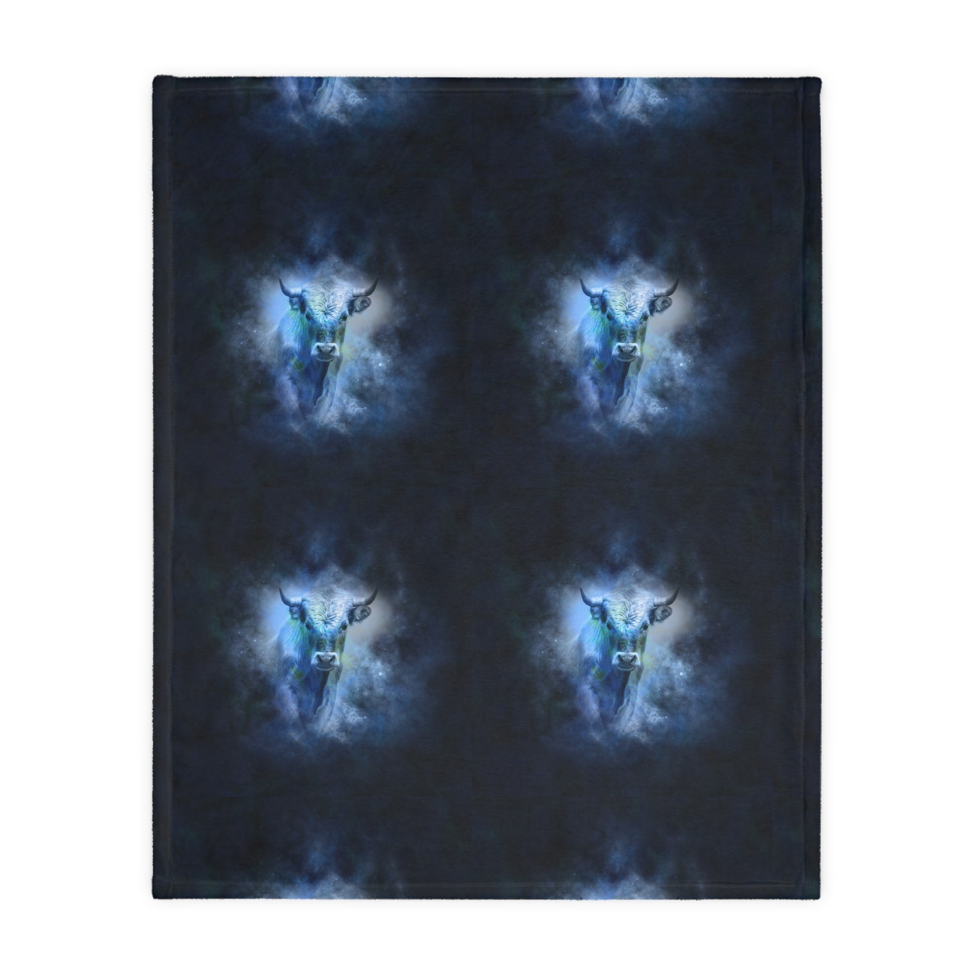 Taurus                 Velveteen Minky Blanket (Two-sided print) (8543813927231)