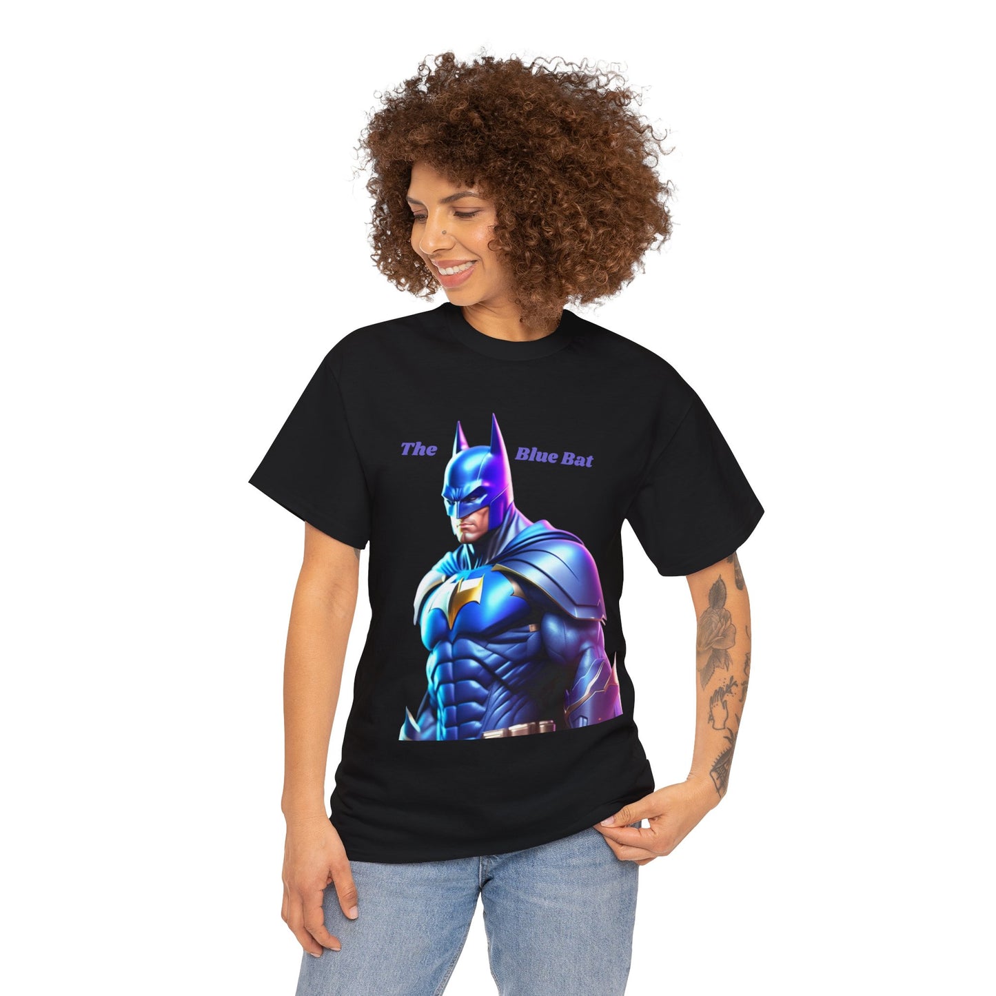 The Blue Bat   Unisex Heavy Cotton Tee (9002923589951)