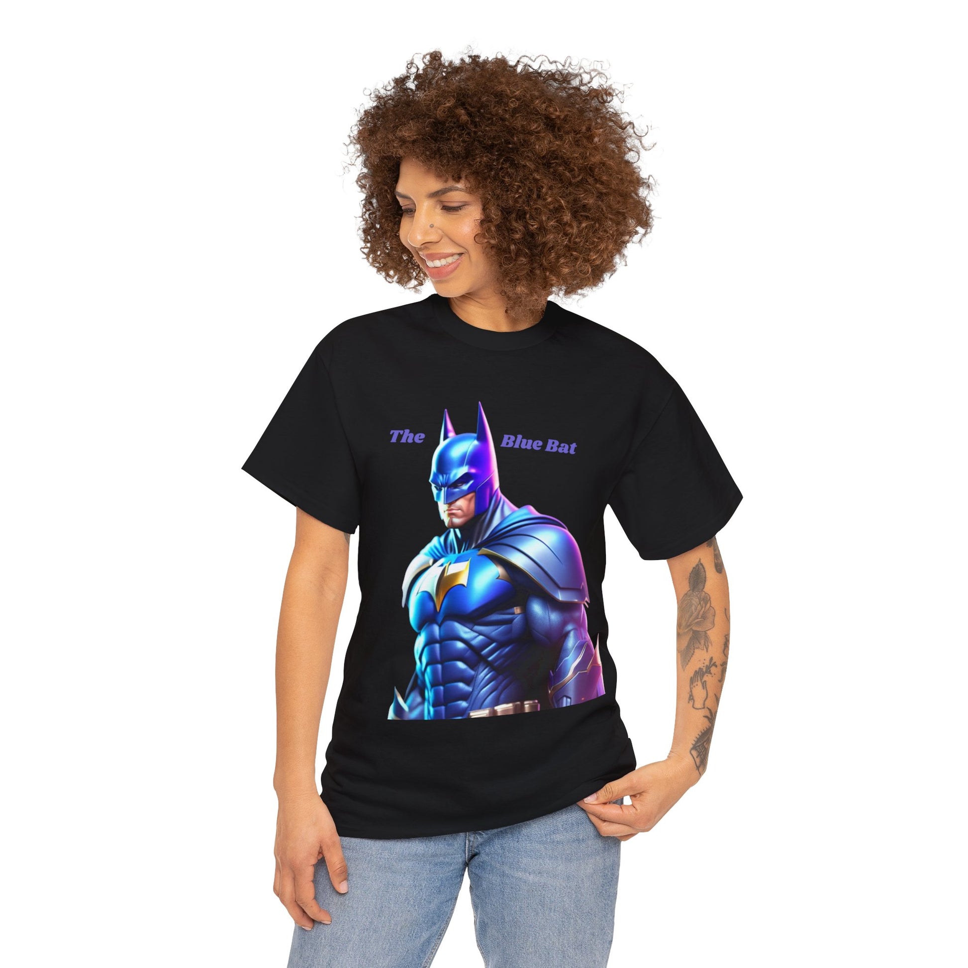 The Blue Bat   Unisex Heavy Cotton Tee (9002923589951)