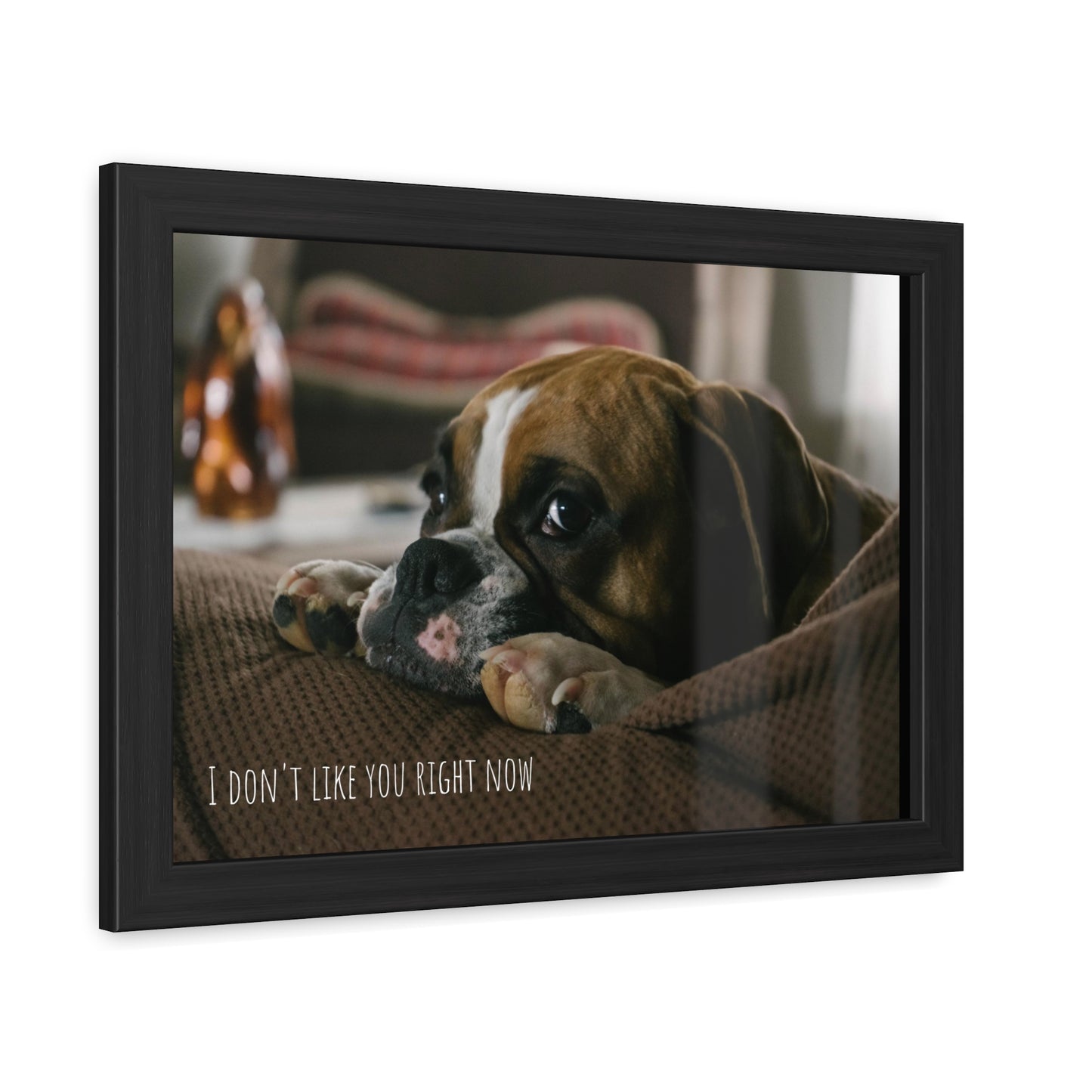 I don't like you     Framed Poster, Horizontal (8543787581759)