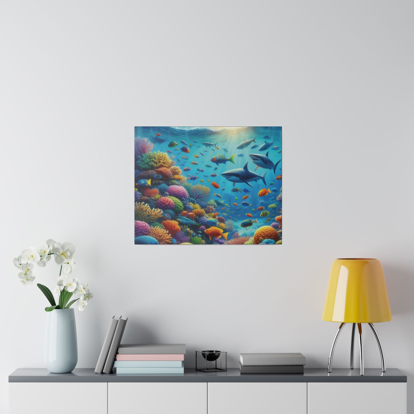 Canvas Wall Art Ocean View Matte (9726628167999)