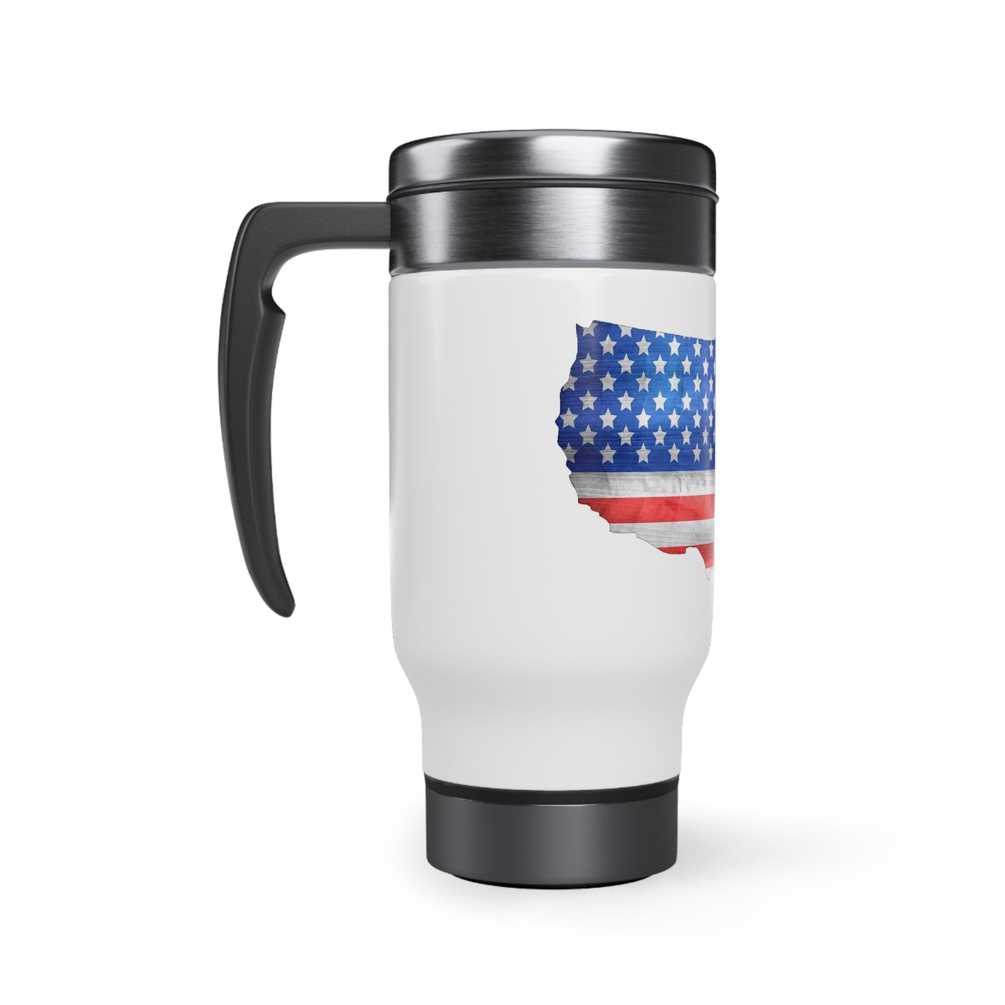 Stainless Steel Travel Mug with Handle, 14oz (9201368301887)