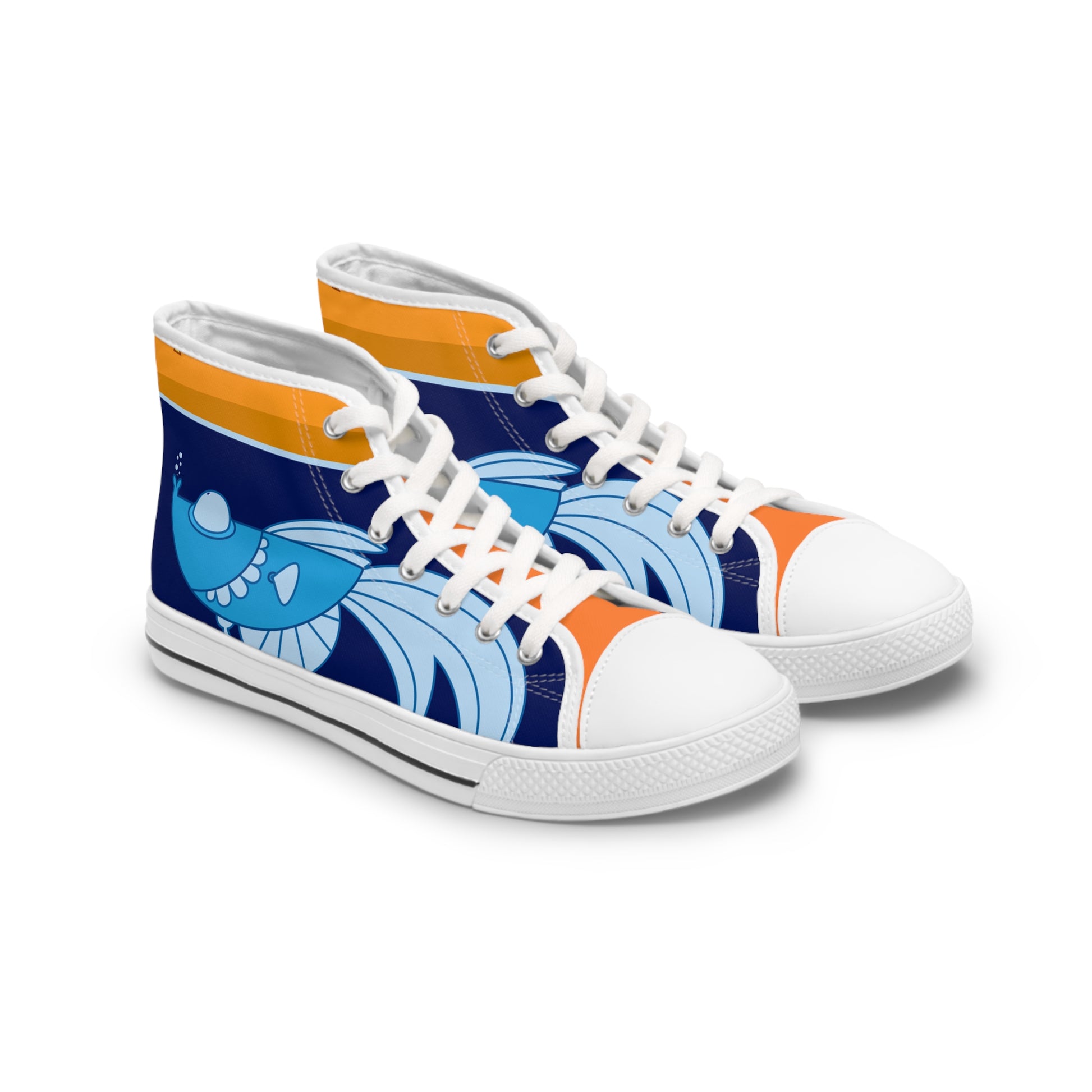 Fish                   Women's High Top Sneakers (8541960044863)