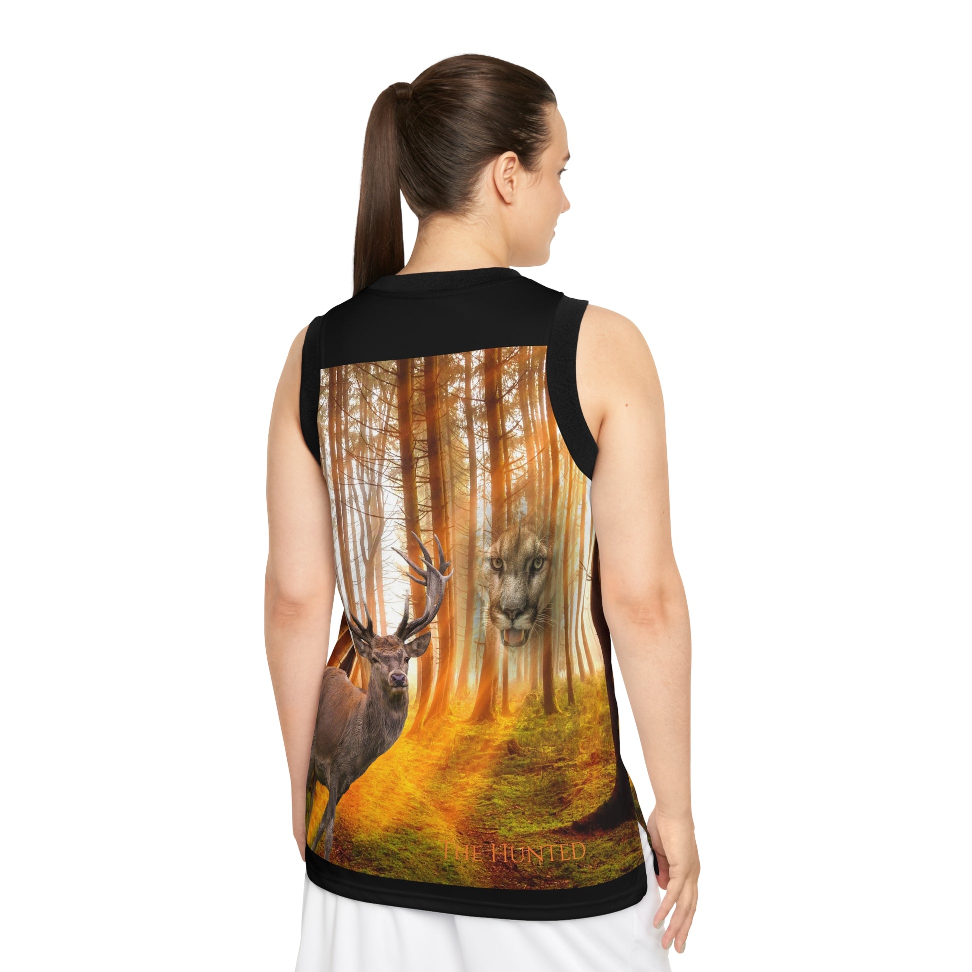 The Hunted - Elk - Unisex Basketball Jersey (AOP) (8194520842559)