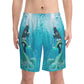 Men's Elastic Beach Shorts (AOP) (9213398122815)
