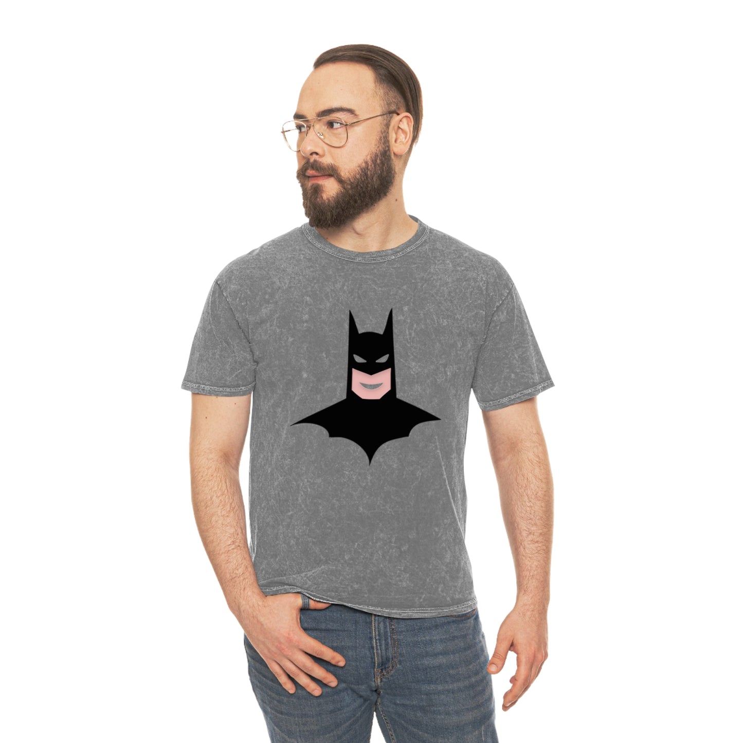 Batman Unisex Mineral Wash T-Shirt (8540557771071)
