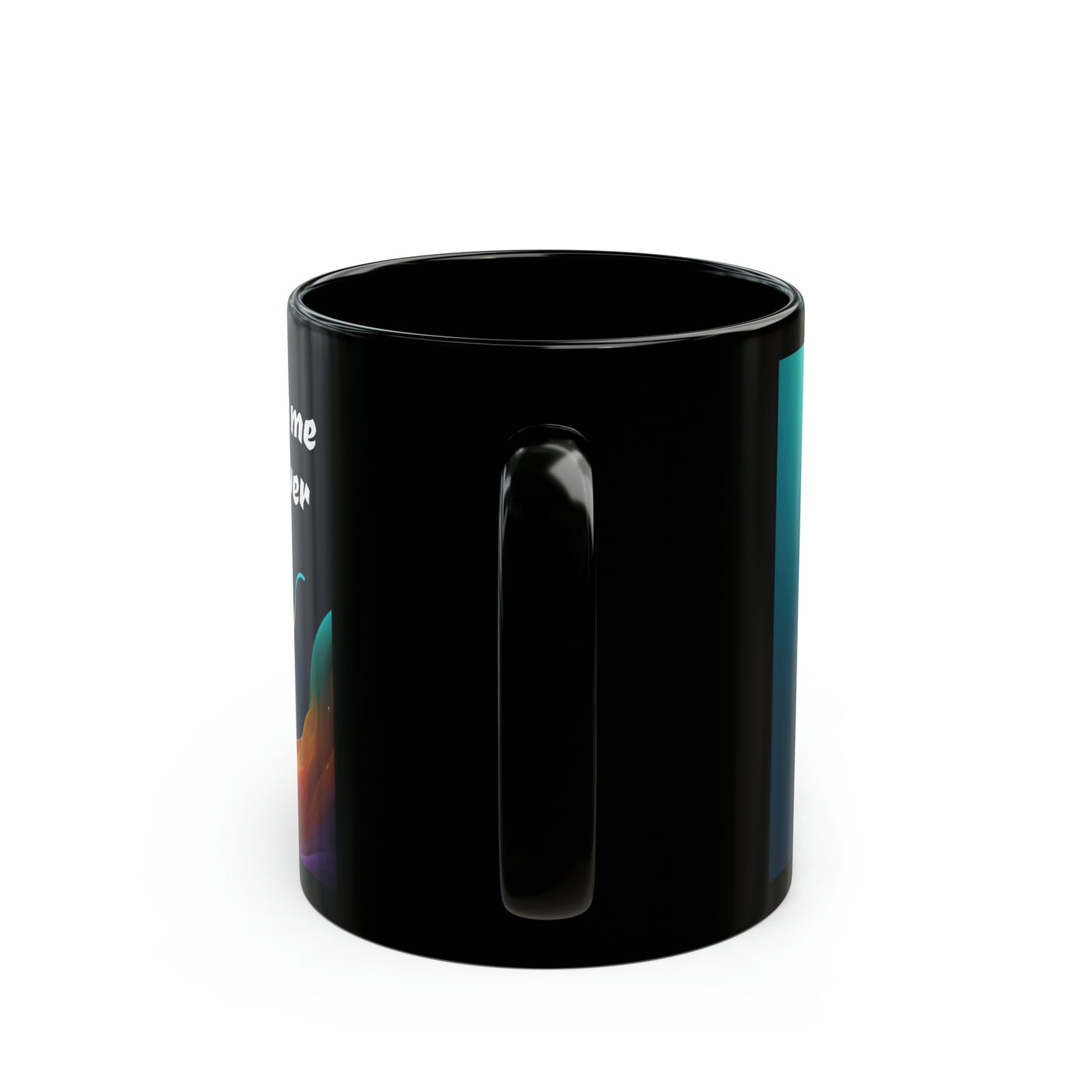 Colorfull horse -11oz Black Mug (8218108231999)