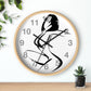 Graphic girl    Wall clock (8543731974463)