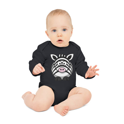 Baby Long-Sleeve Organic Bodysuit (9213357130047)