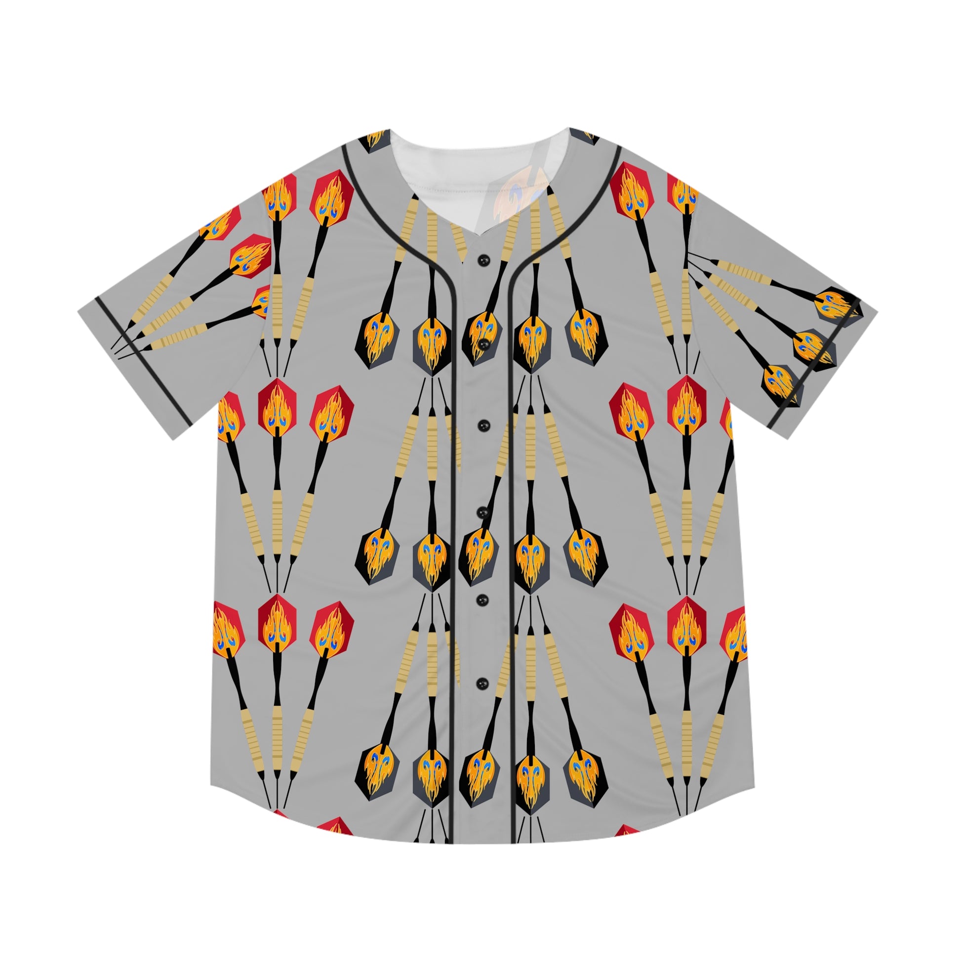 Darts   Men's Baseball Jersey (AOP) (8540517105983)