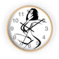 Graphic girl    Wall clock (8543731974463)