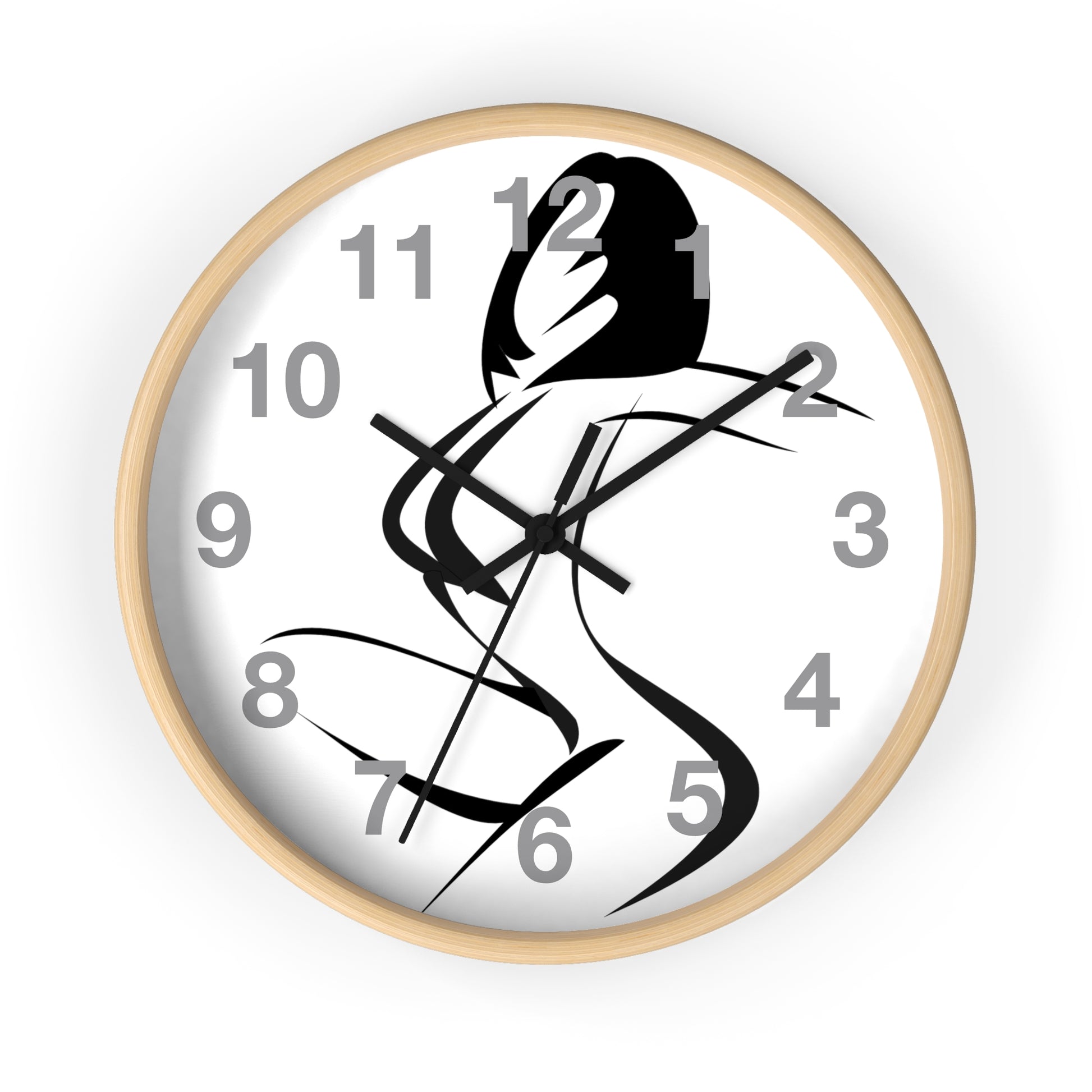 Graphic girl    Wall clock (8543731974463)
