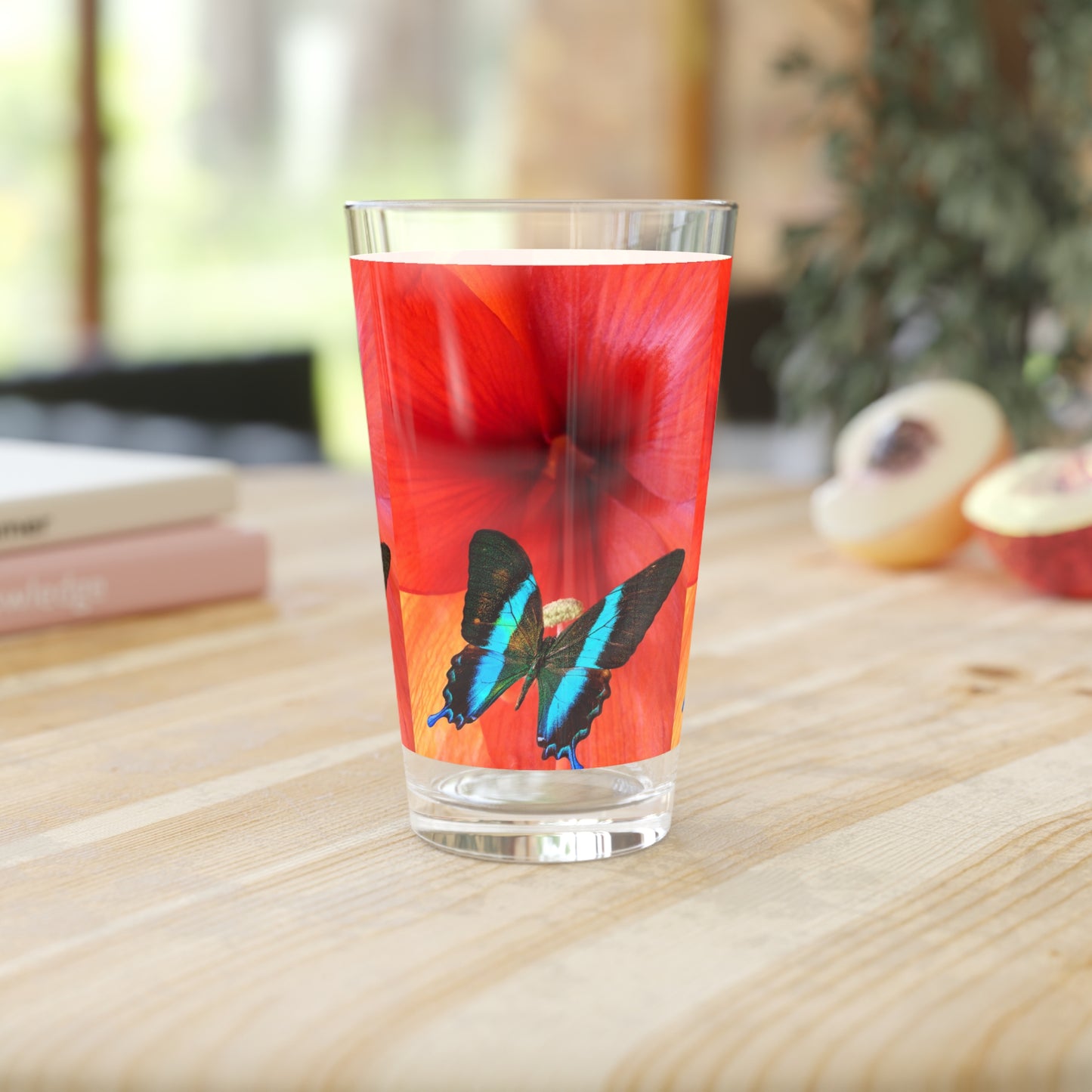 Butterfly             Pint Glass, 16oz (8543736758591)