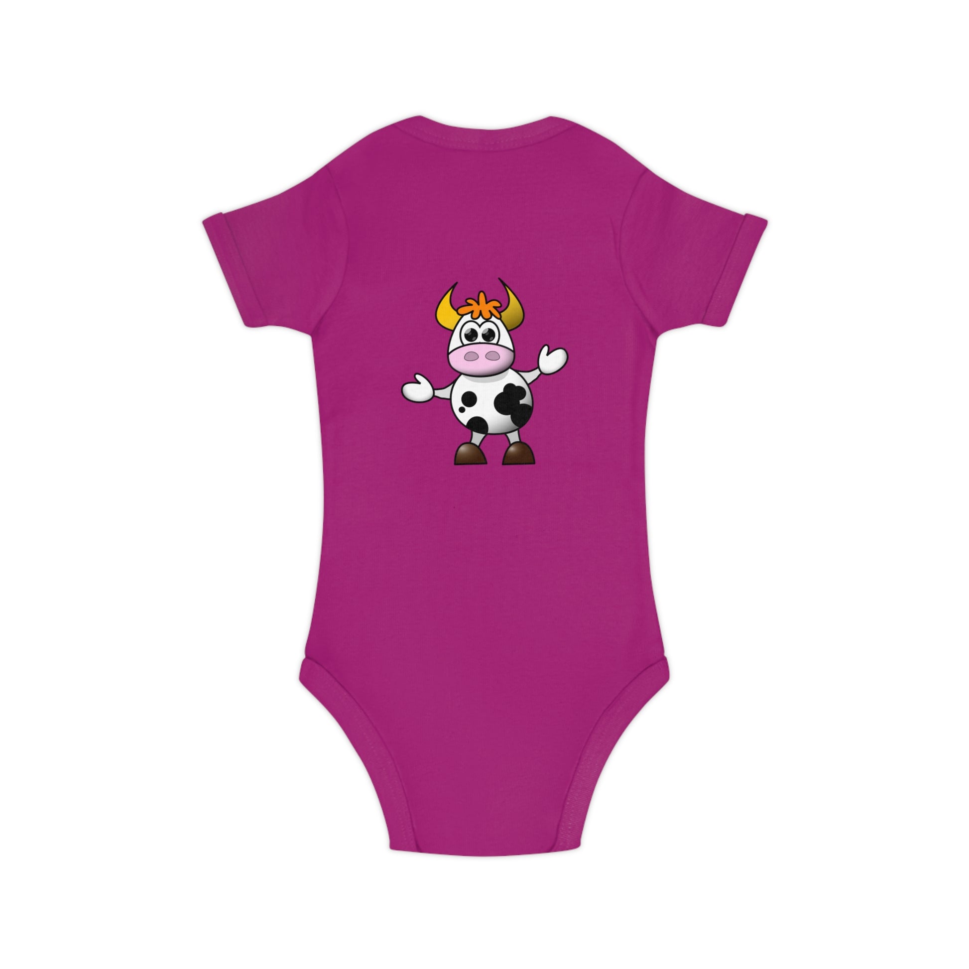 Combed Cotton Baby Bodysuit (9213357261119)
