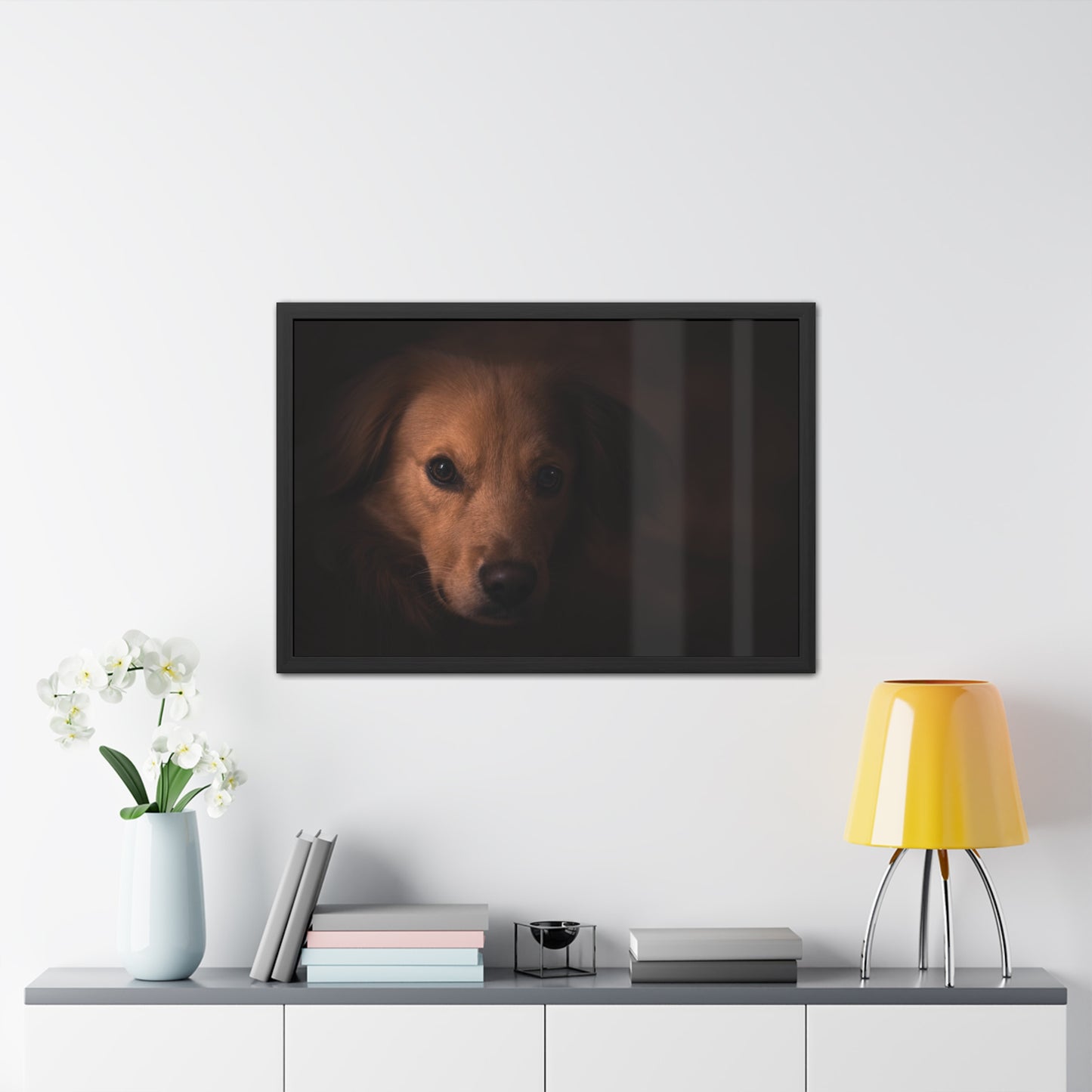One eye dog    Framed Poster, Horizontal (8543794299199)