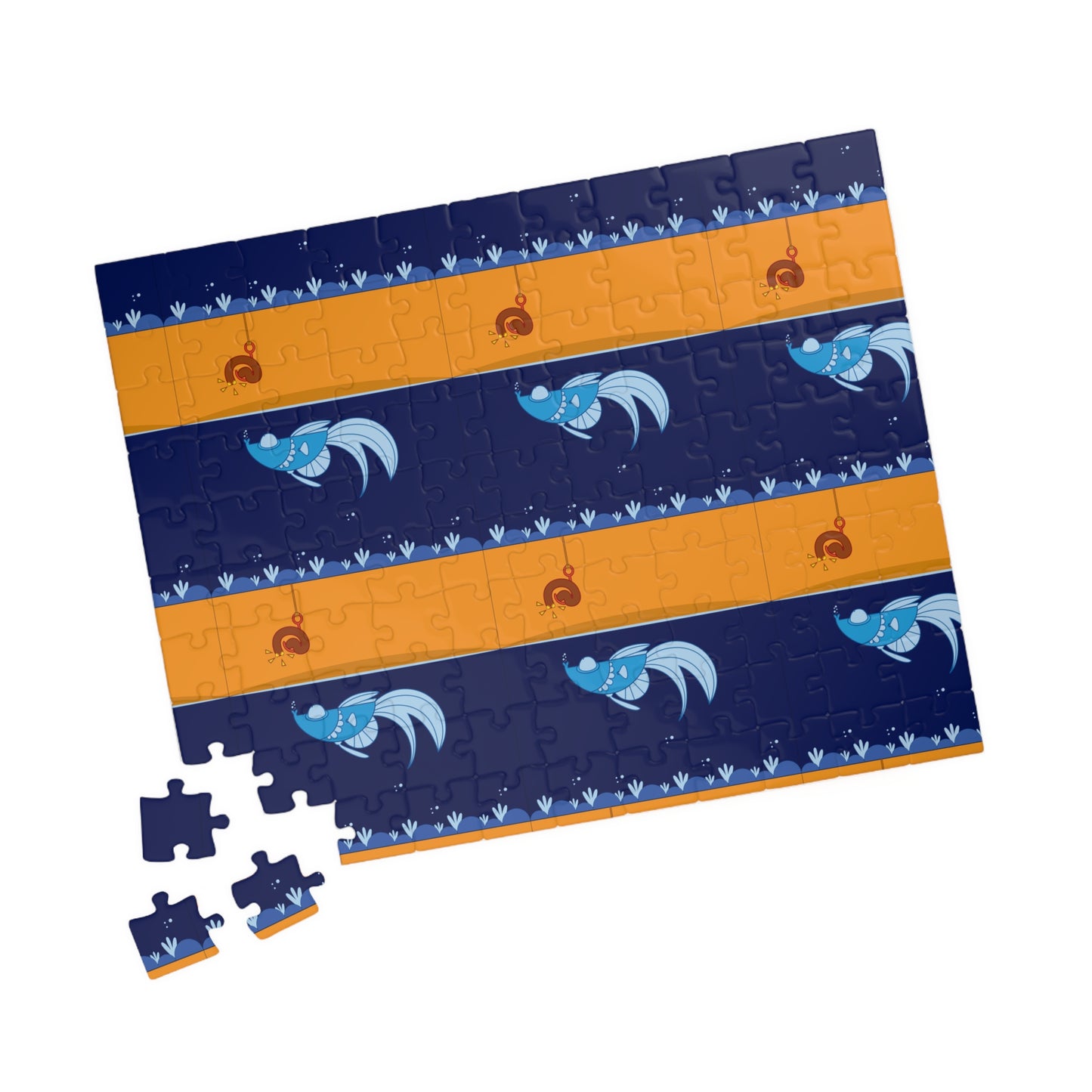 Worm on a hook     Puzzle (110, 252, 500, 1014-piece) (8542039081279)