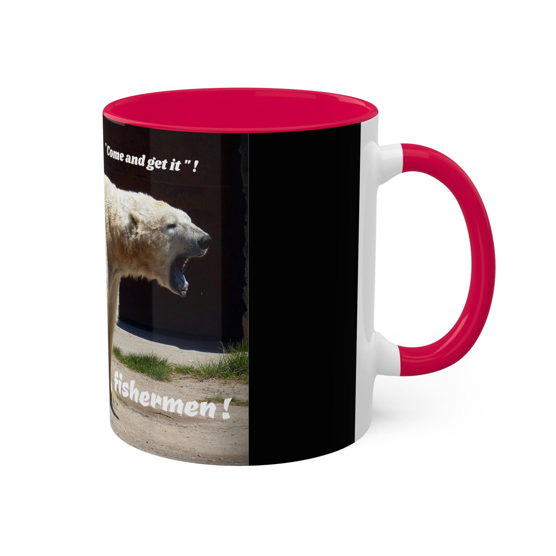 Come and get it ! fishmen Colorful Mugs, 11oz (8218070221119)