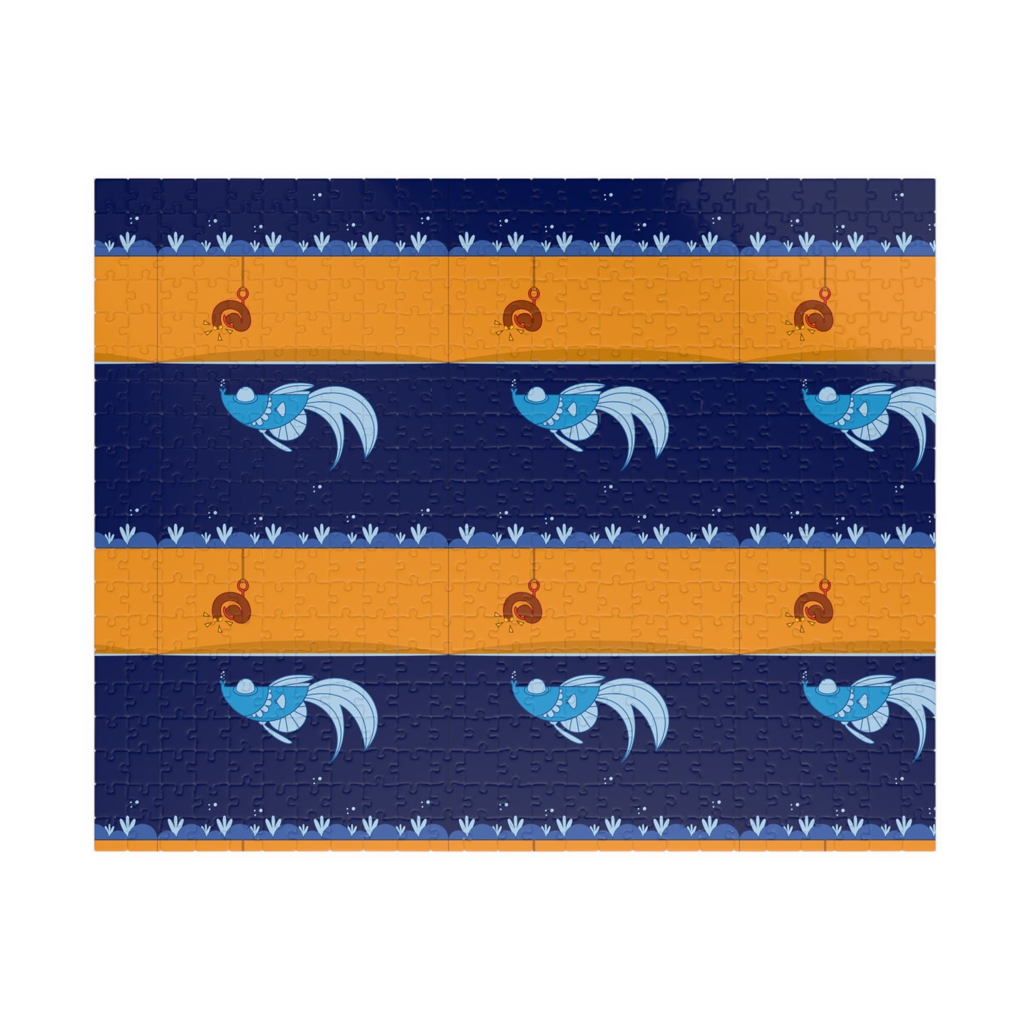 Worm on a hook     Puzzle (110, 252, 500, 1014-piece) (8542039081279)