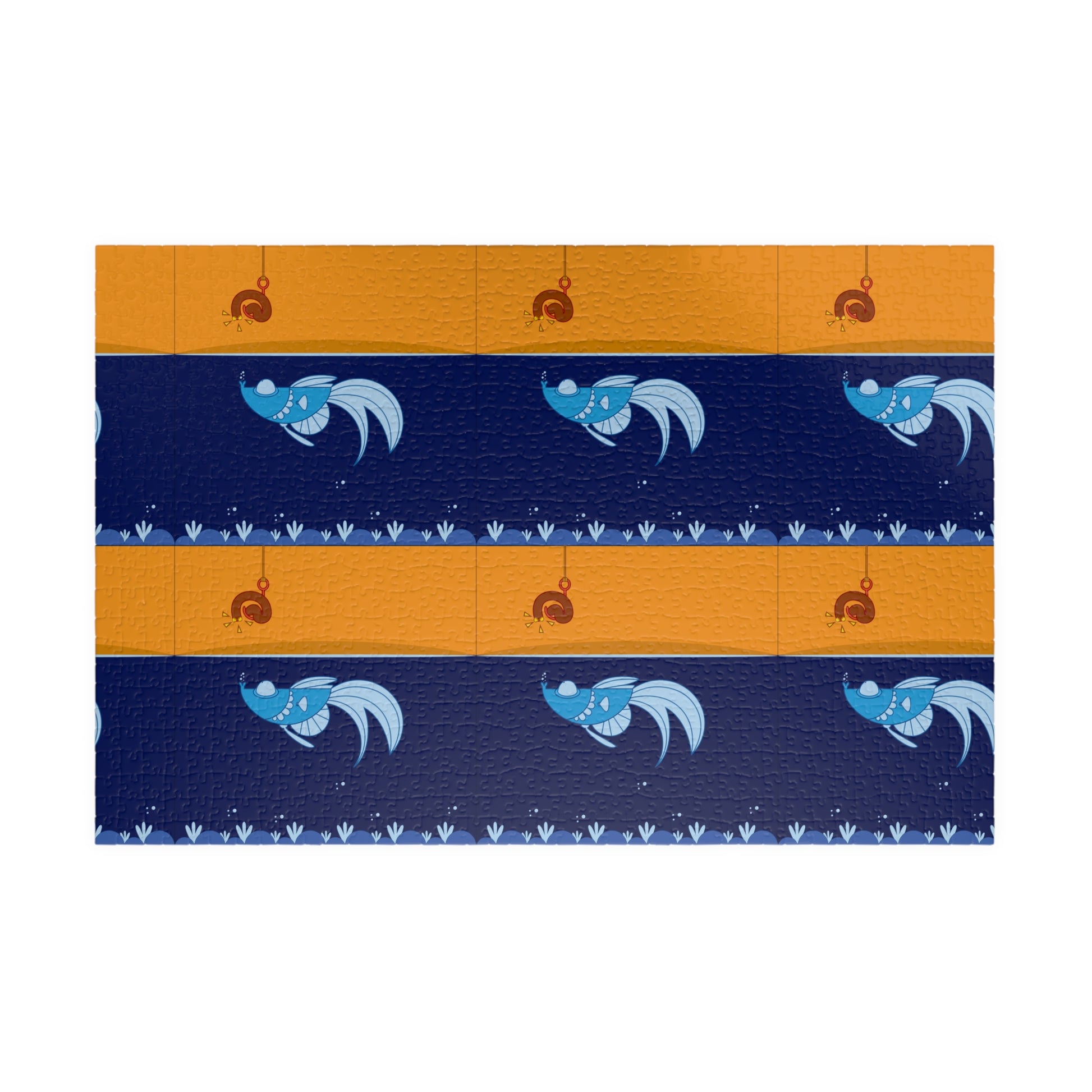 Worm on a hook     Puzzle (110, 252, 500, 1014-piece) (8542039081279)