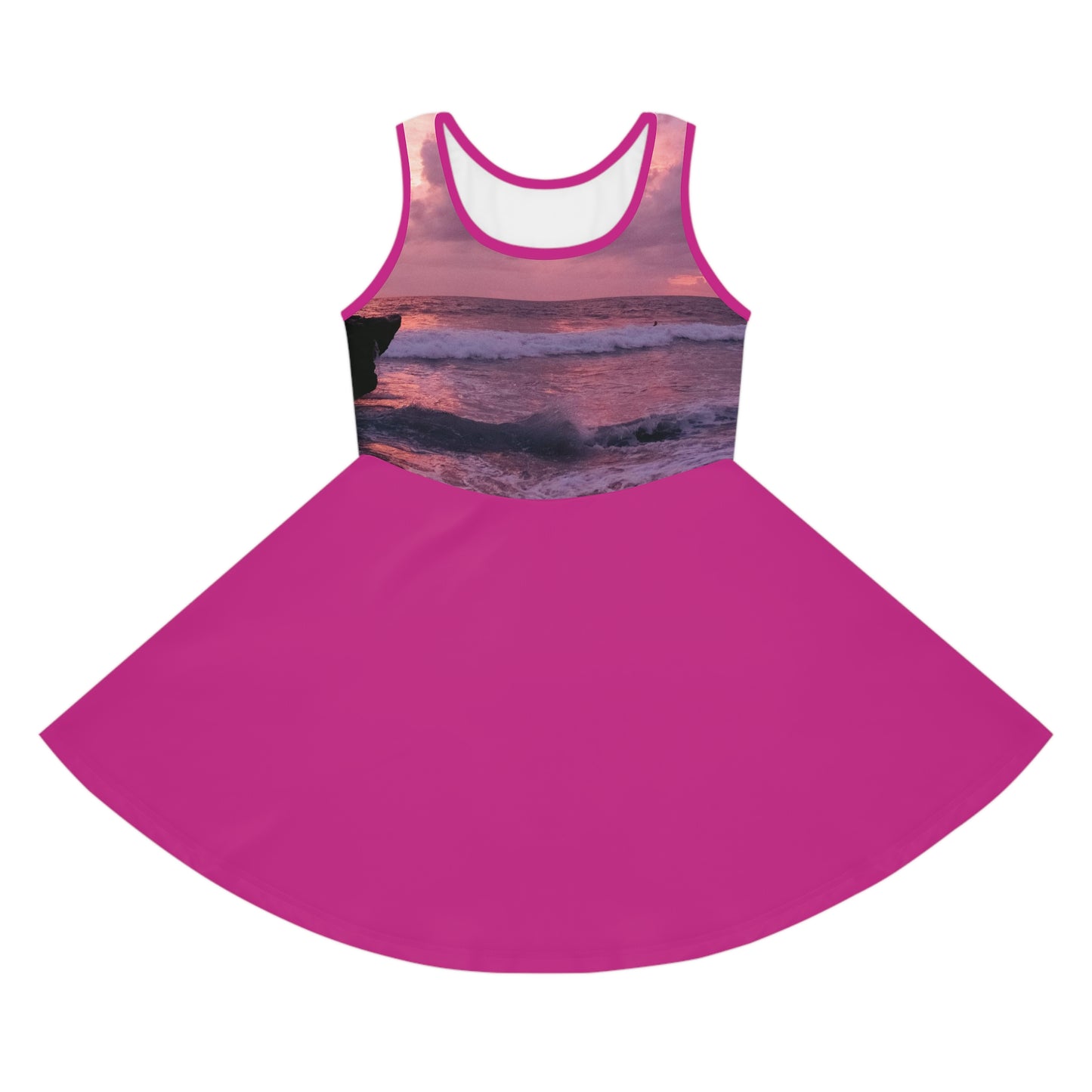 Girls' Sleeveless Sundress (AOP) (9201348935999)