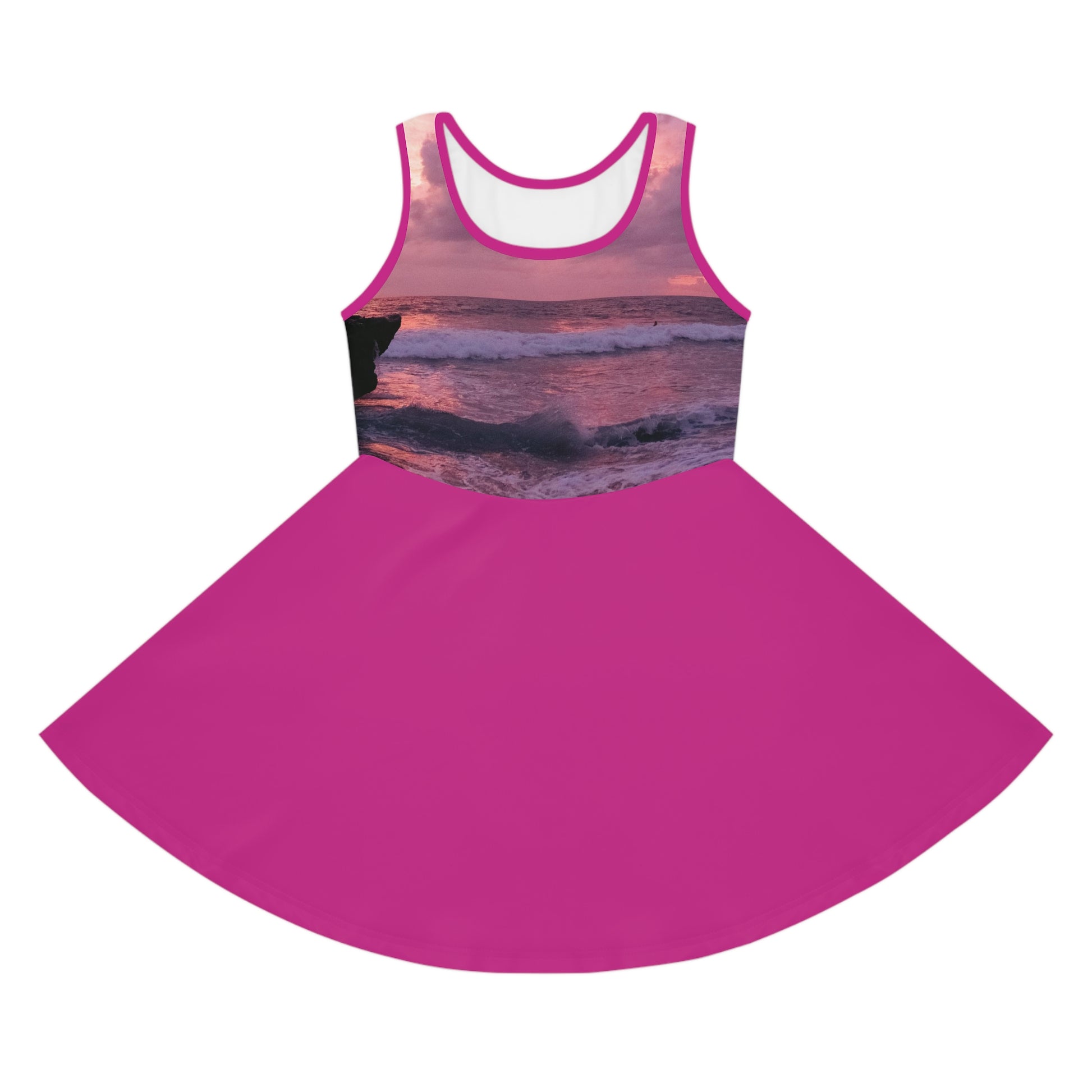 Girls' Sleeveless Sundress (AOP) (9201348935999)