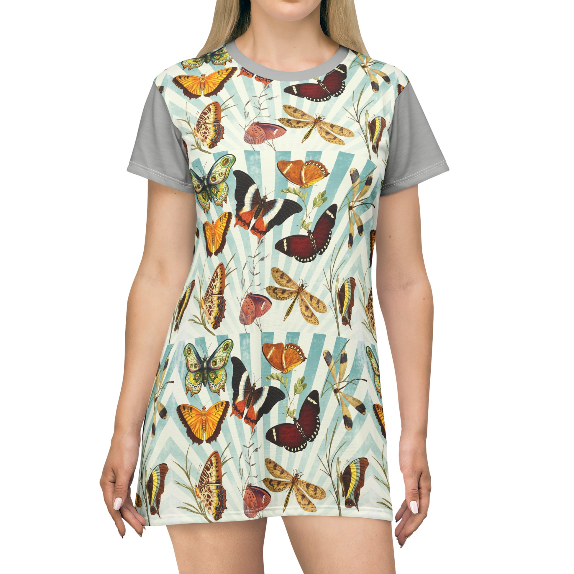 All Over Print T-Shirt Dress (9210187120959)