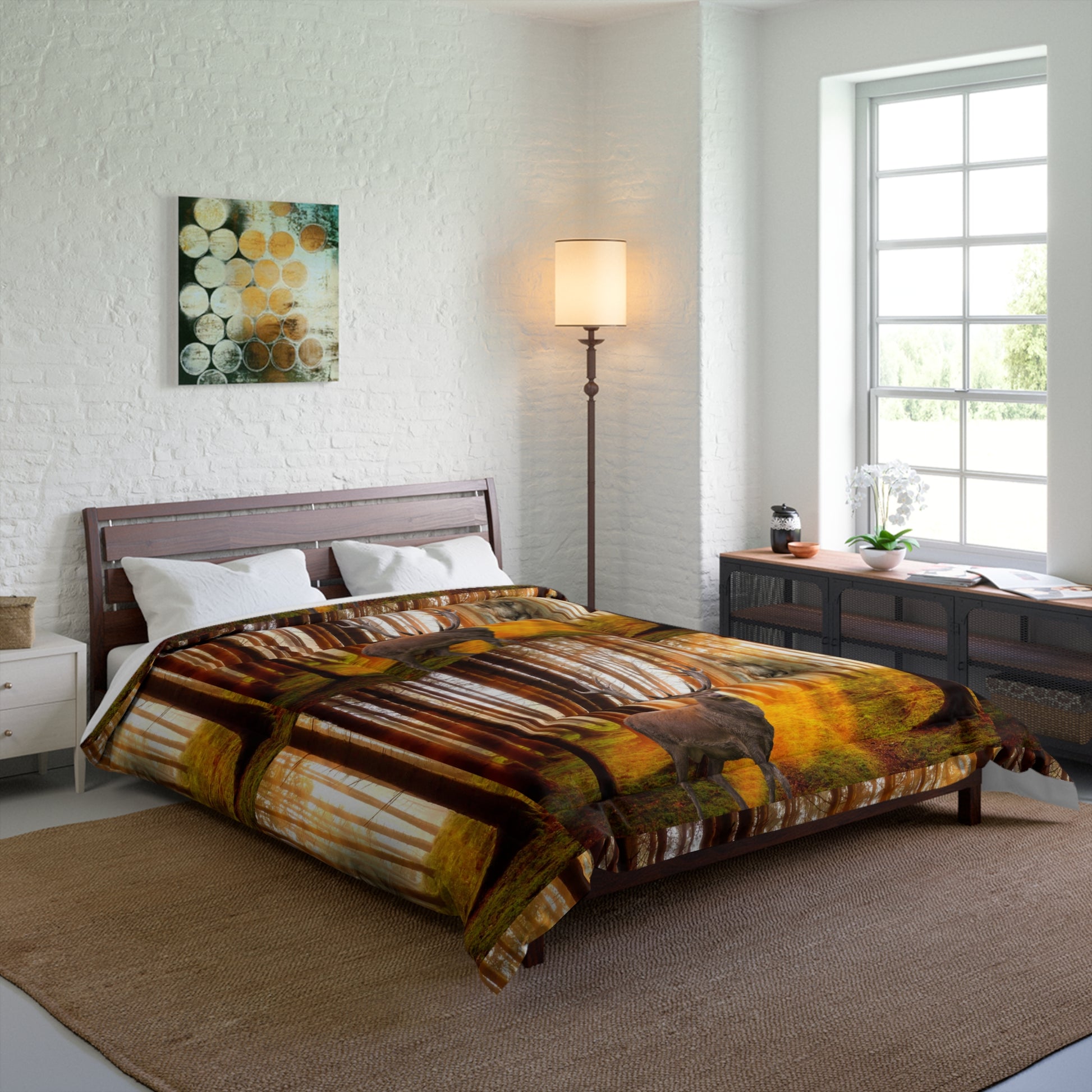 Elk and Cougar   Comforter (8543832113471)