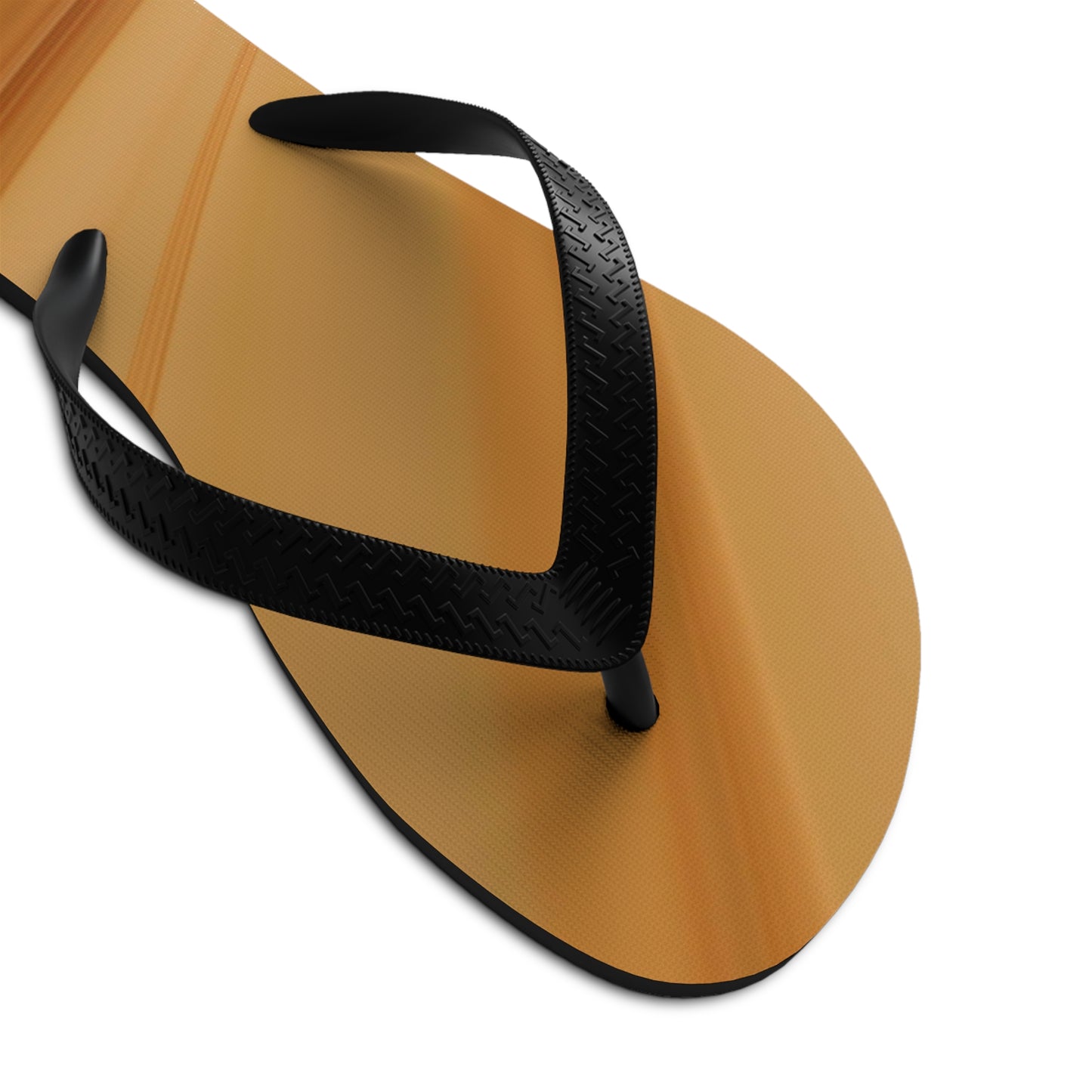 wood grain   Unisex Flip-Flops (8540460548415)