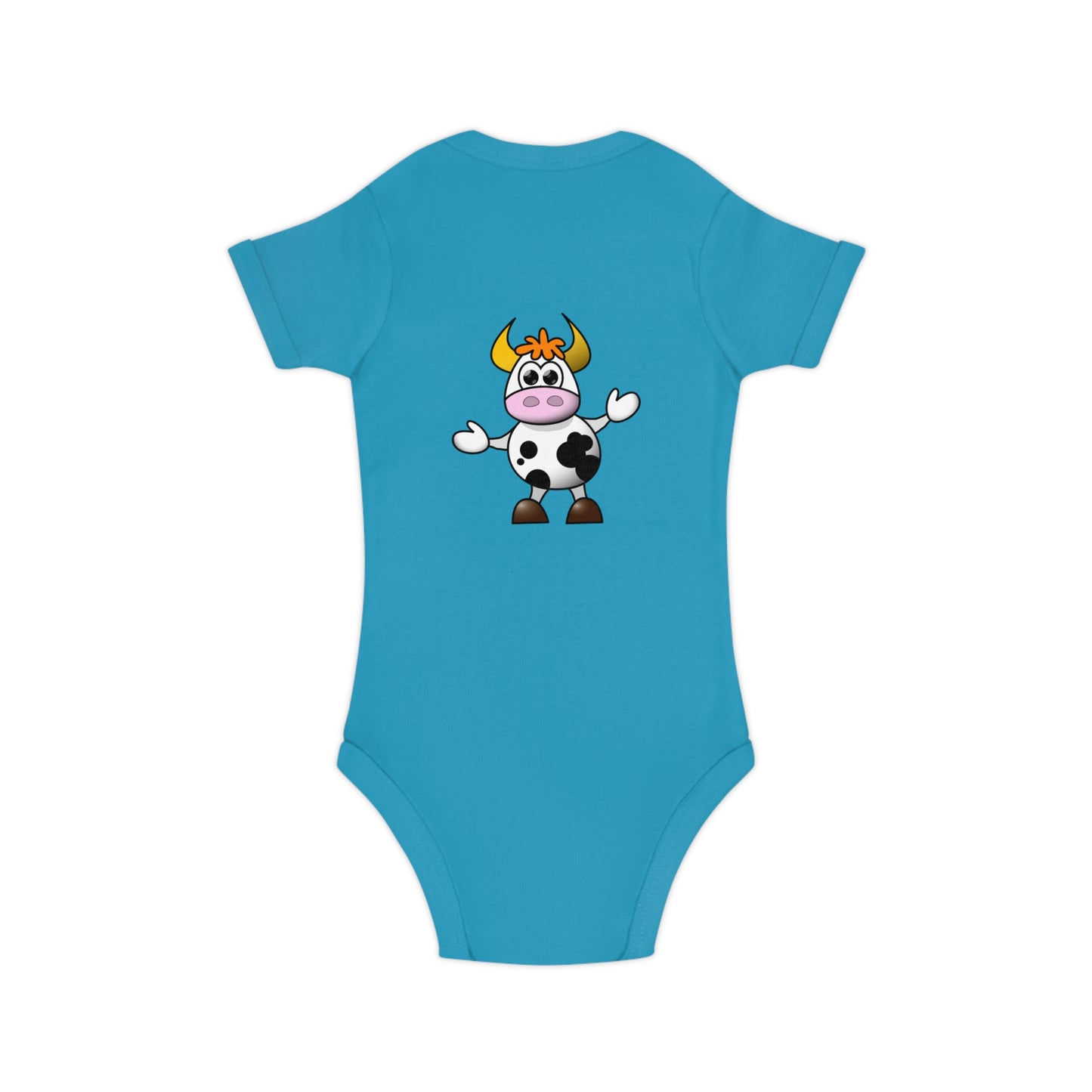Combed Cotton Baby Bodysuit (9213357261119)