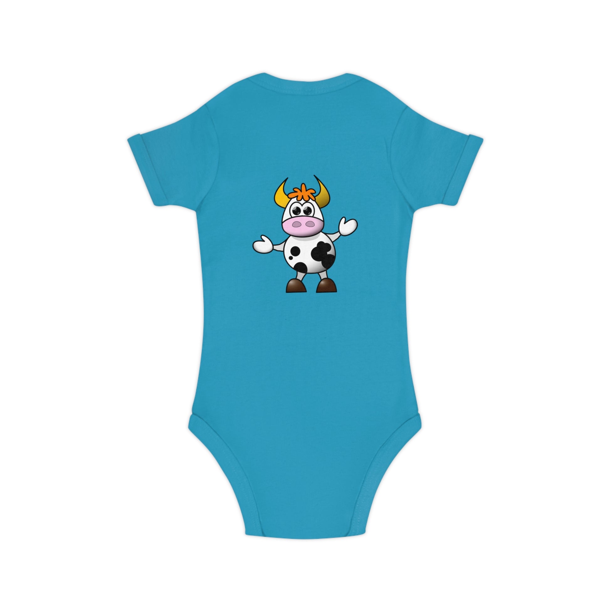 Combed Cotton Baby Bodysuit (9213357261119)