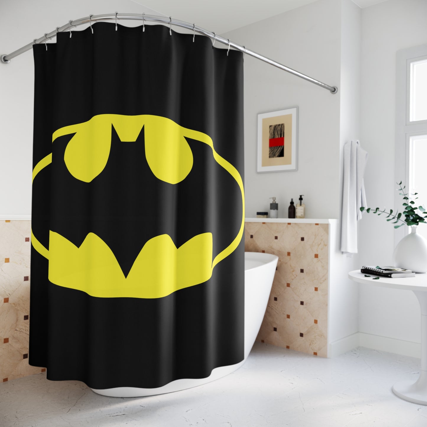 Polyester Shower Curtain (8927785812287)