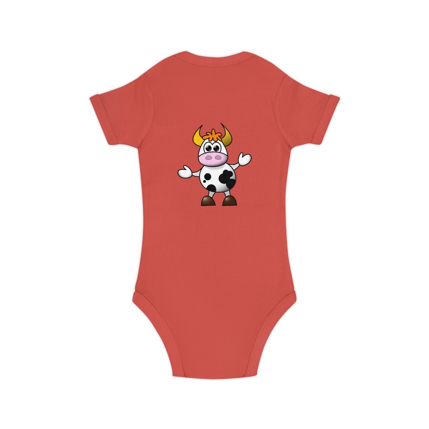 Combed Cotton Baby Bodysuit (9213357261119)