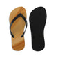 wood grain   Unisex Flip-Flops (8540460548415)
